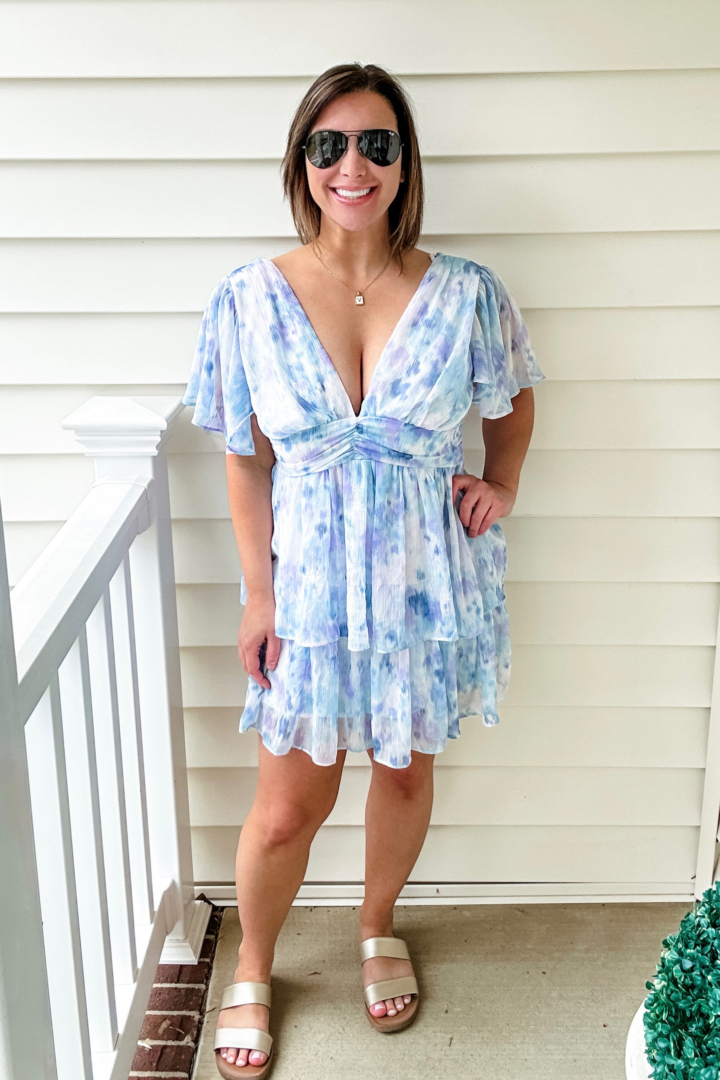 (XL) Lulus Multi Mini Dress