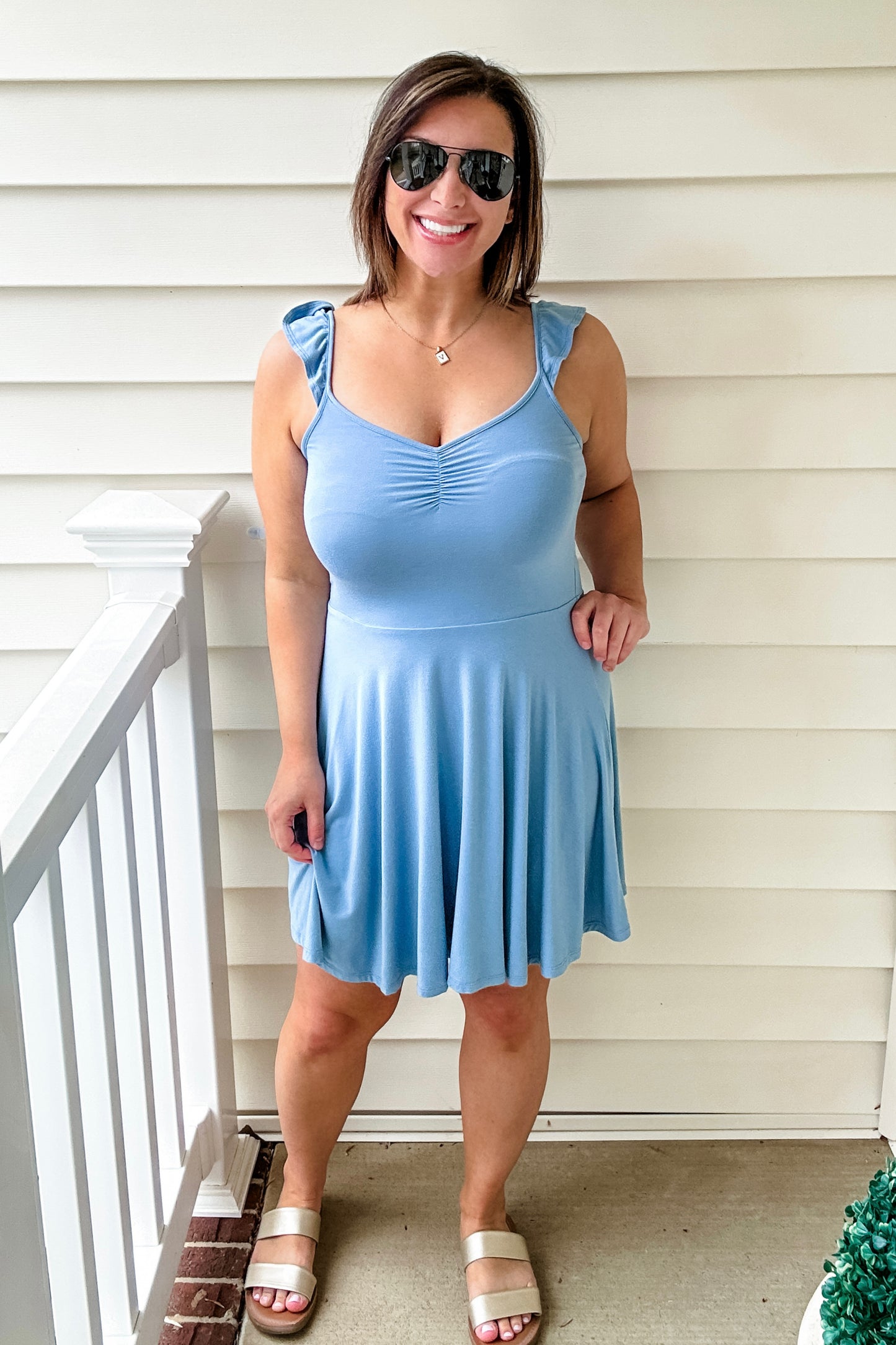 Periwinkle Comfort Dress