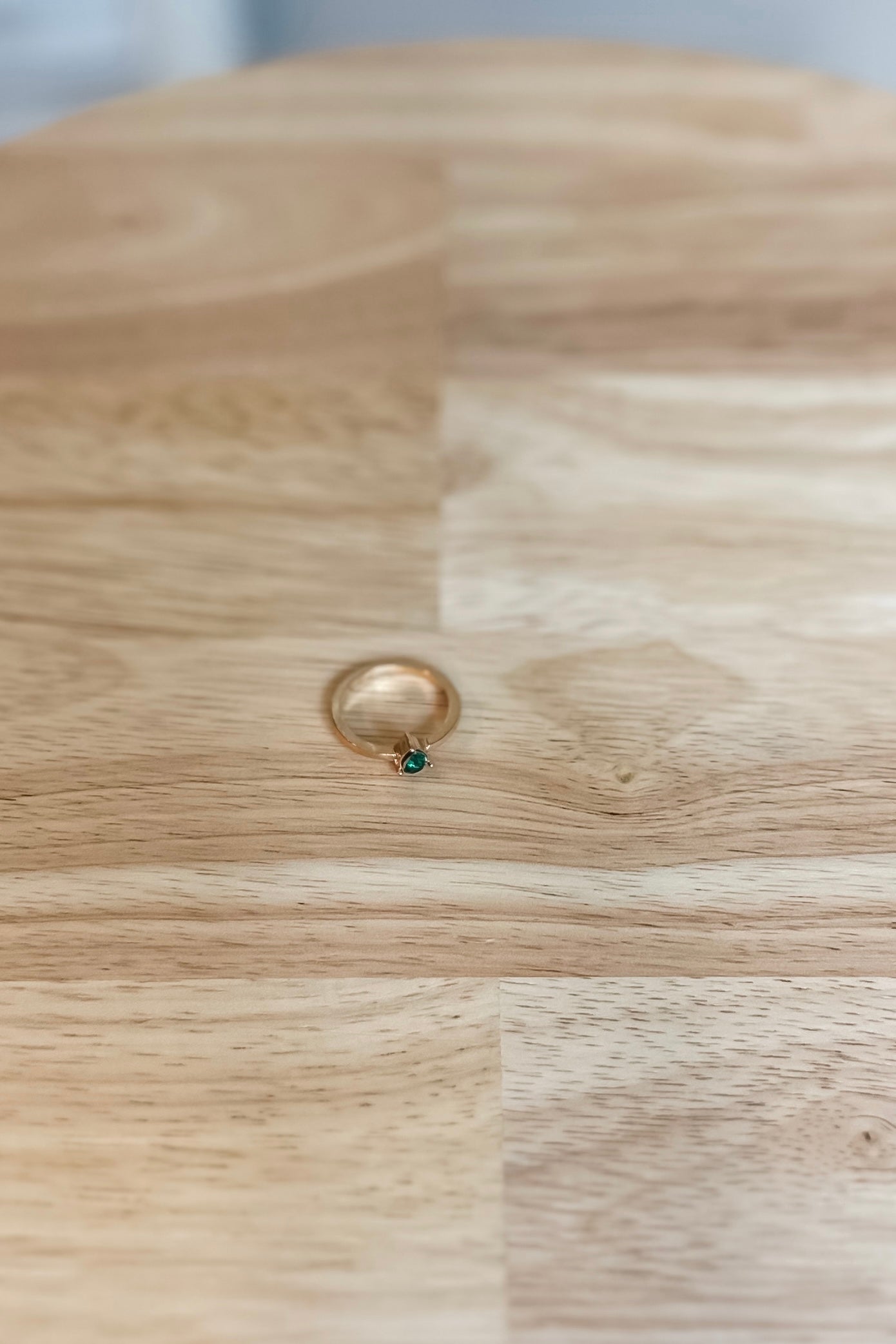 Vintage Faux Emerald Ring