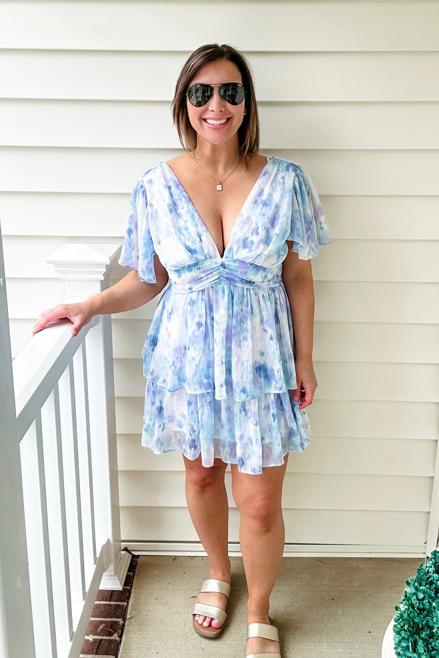 (XL) Lulus Multi Mini Dress