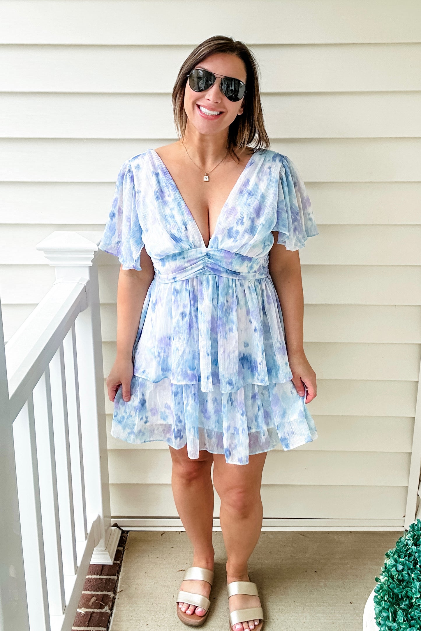 (XL) Lulus Multi Mini Dress