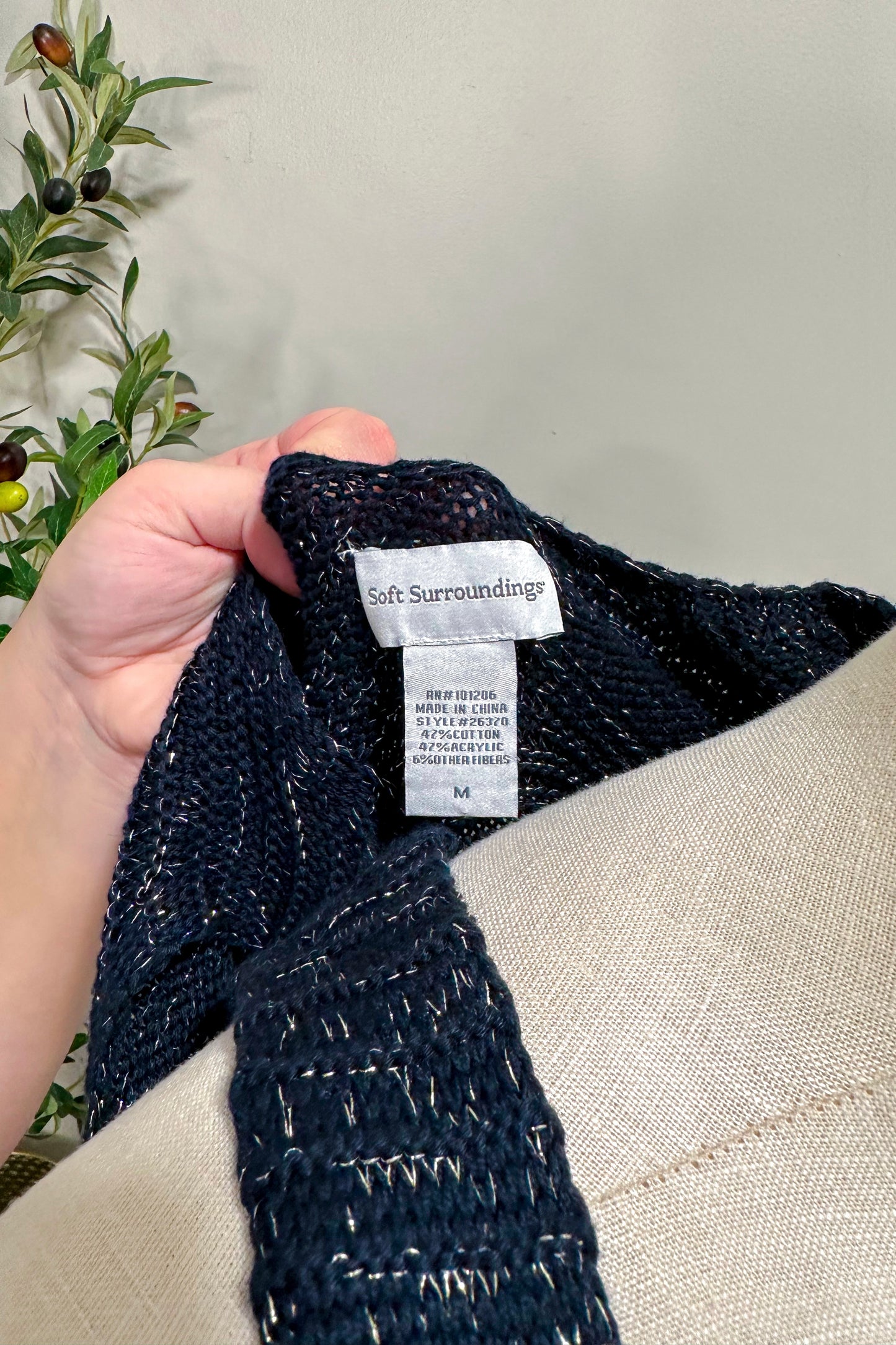 (M) Soft Surroundings Knit Dress