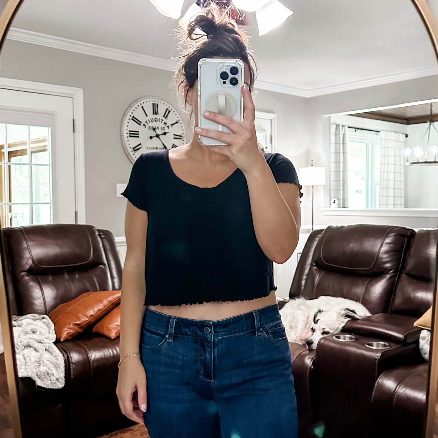 (L) Boutique Crop Top