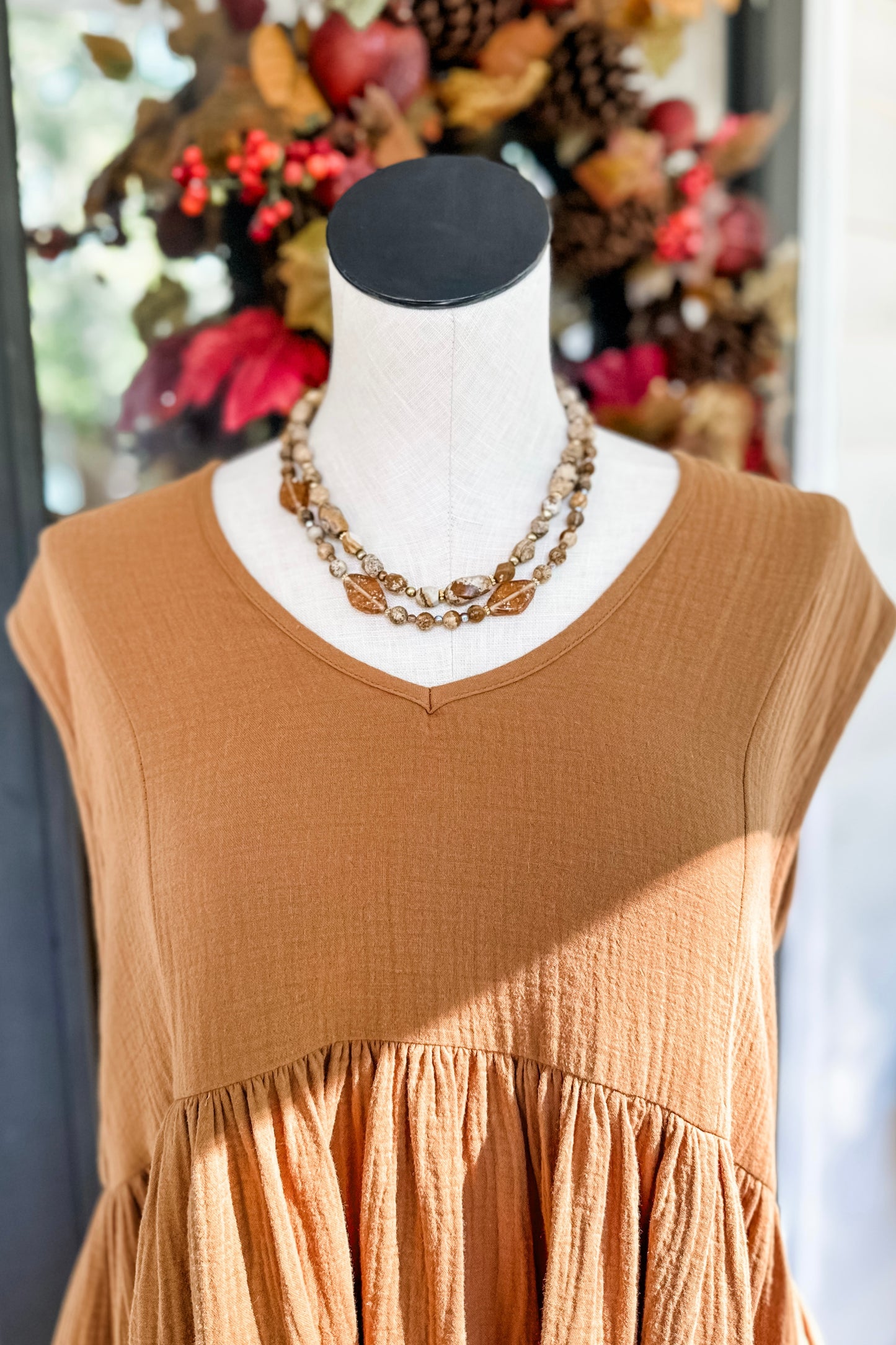 Vintage Jasper Beaded Necklaces