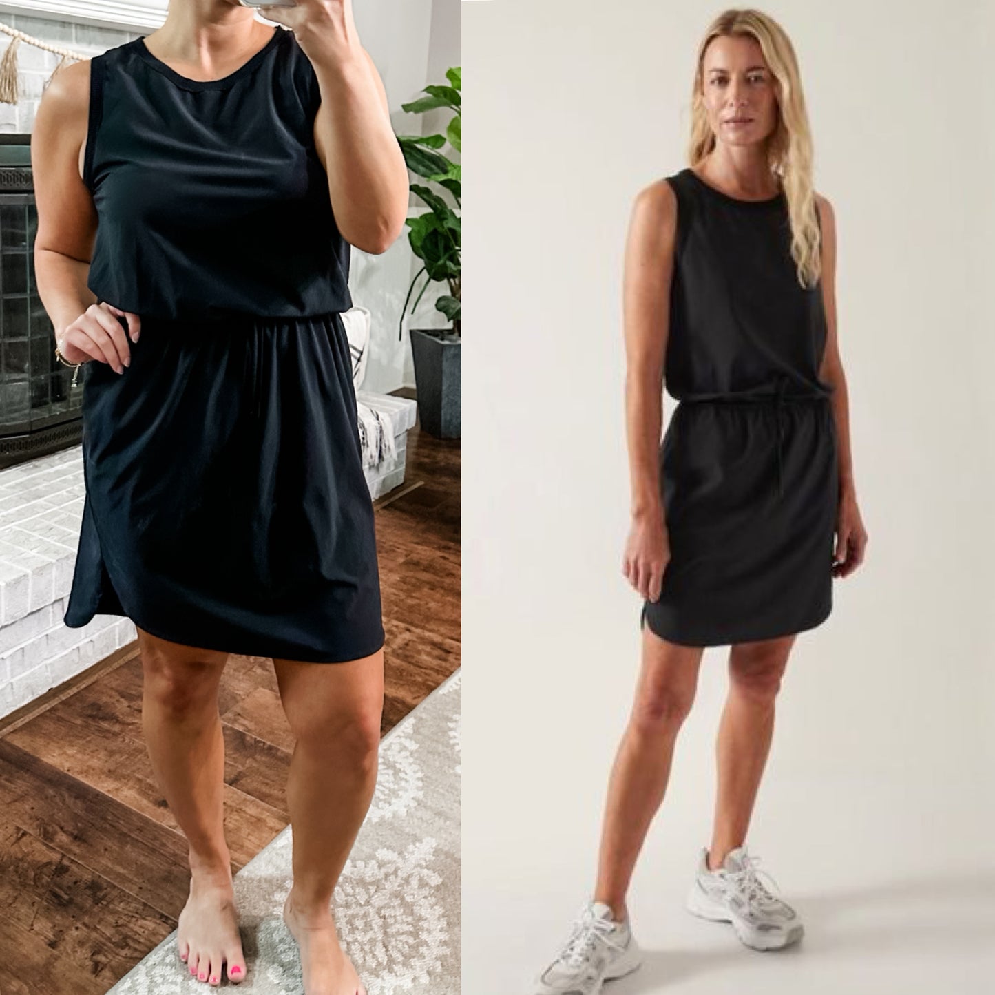 (M) Athleta Rincon Drawstring Dress