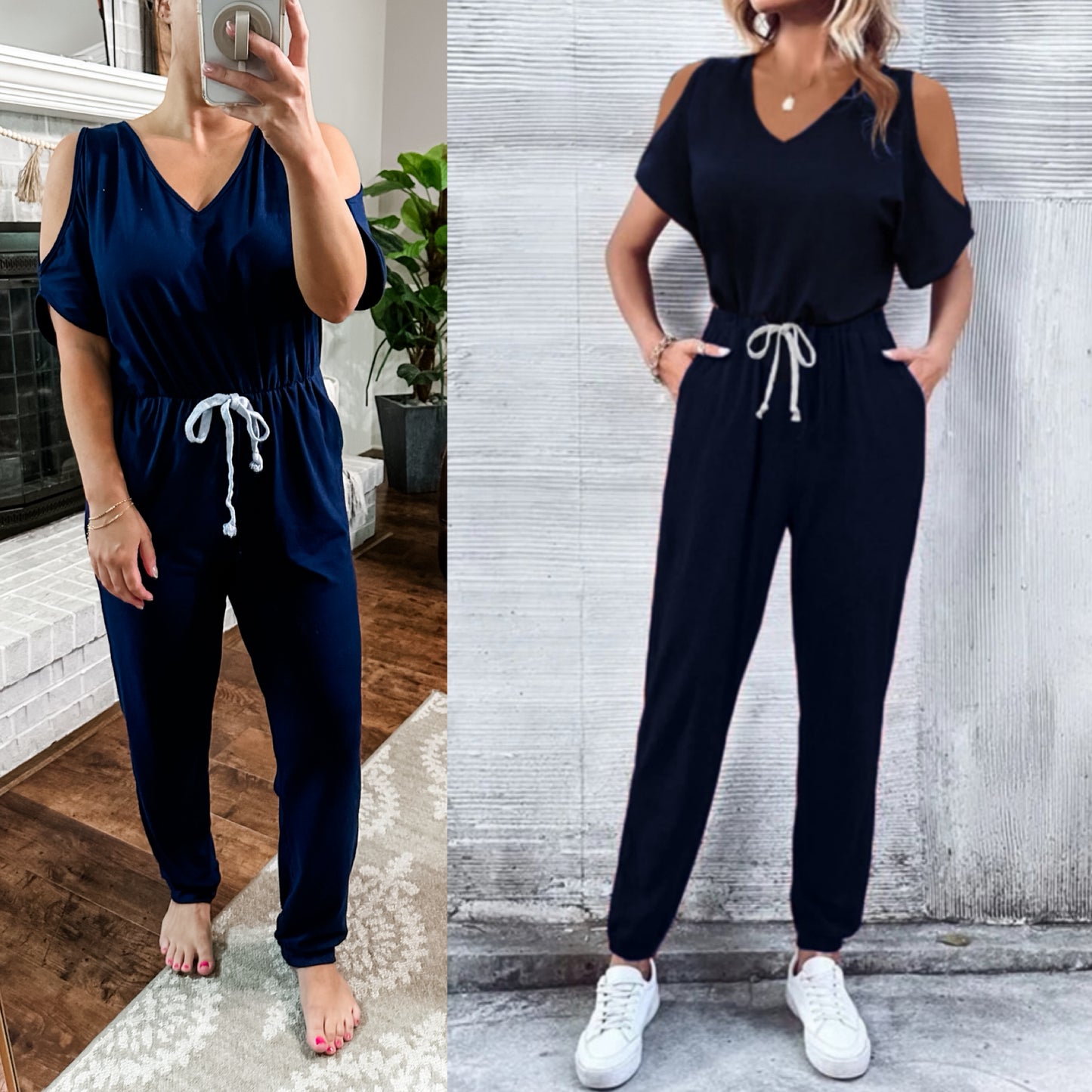 (L) Cutout Jumpsuit