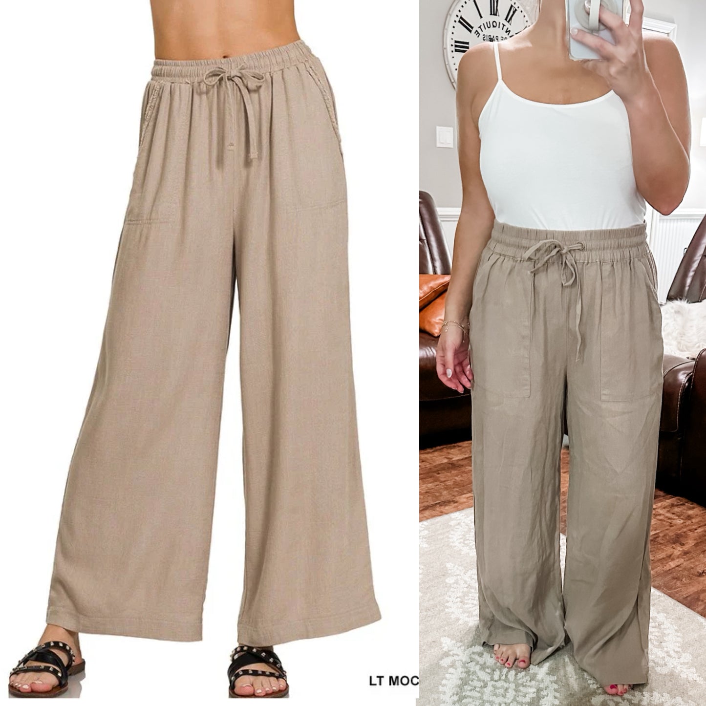 (XL) Boutique Linen Pants