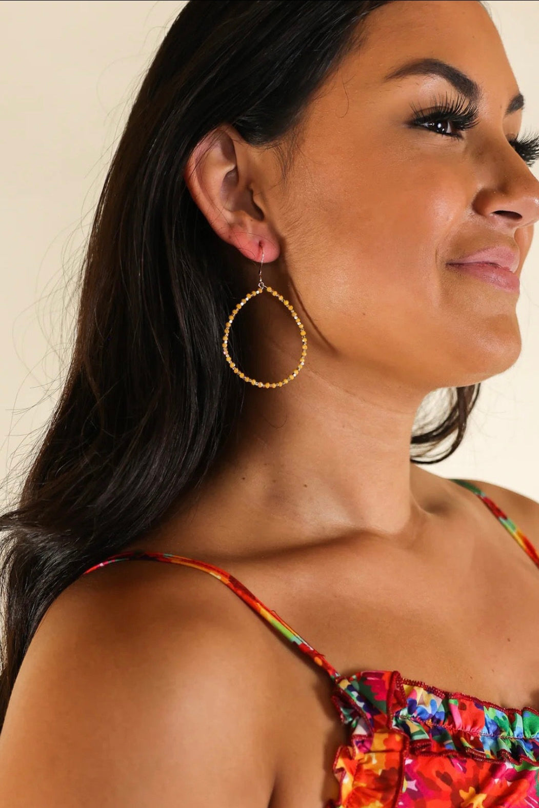 Lightweight Beaded Hoop