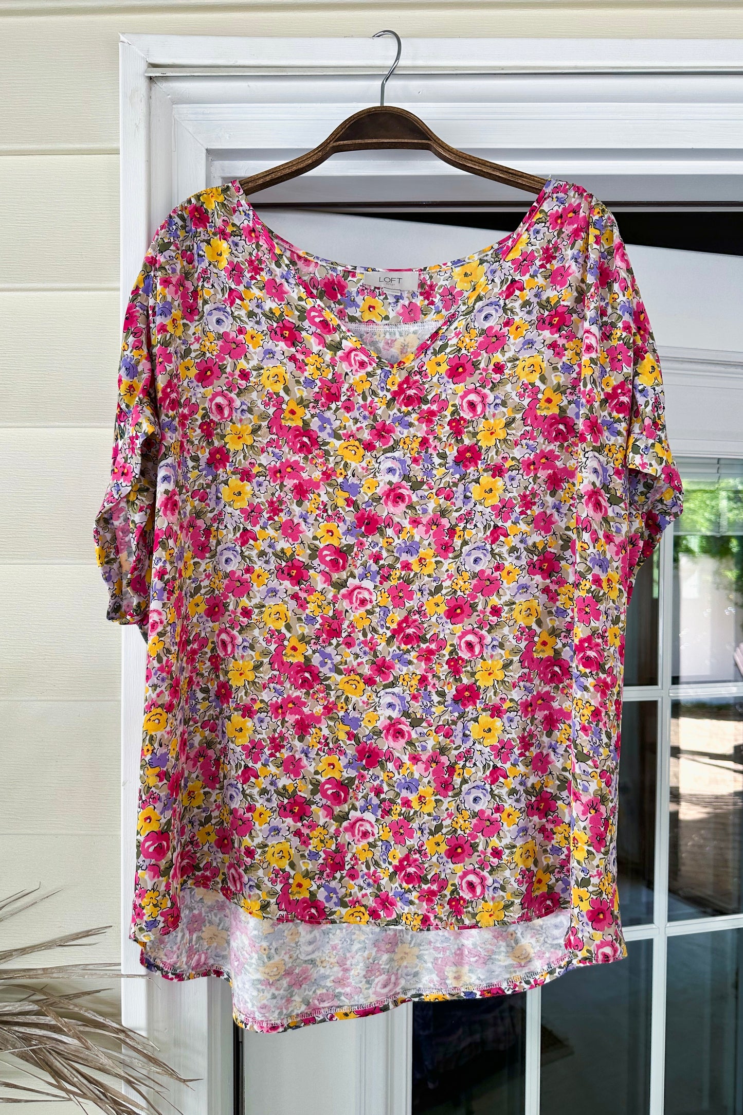 (XL) Loft Floral Blouse