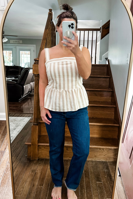 (M) Draper James Stripe Tank