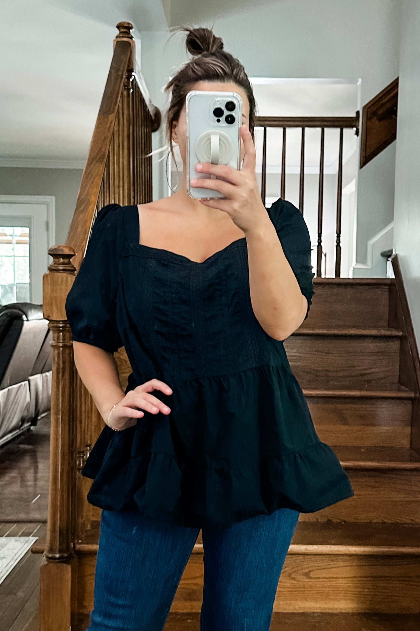 (XL) Loft Lace Blouse
