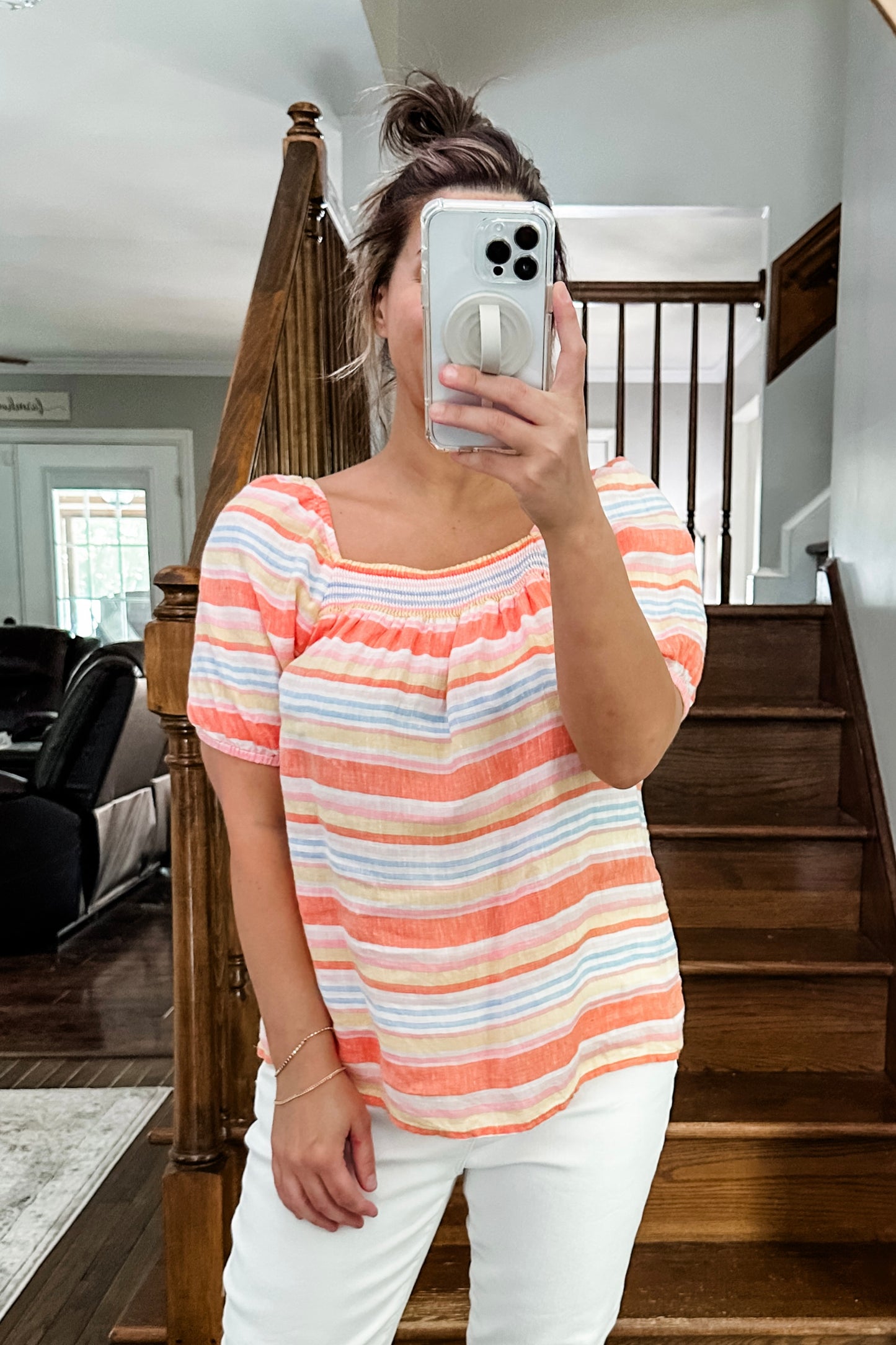 (M) Talbots Sherbet Blouse