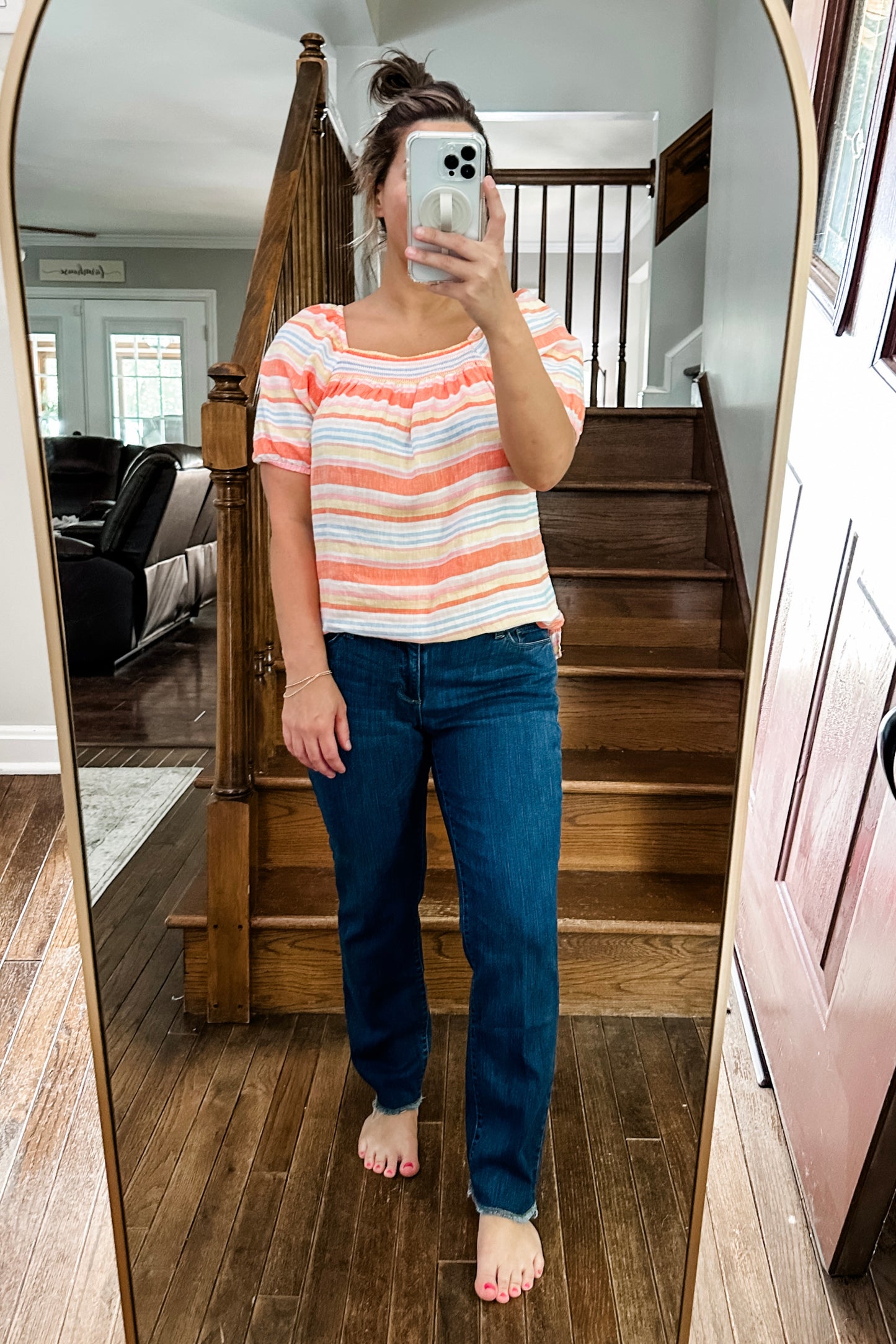 (M) Talbots Sherbet Blouse