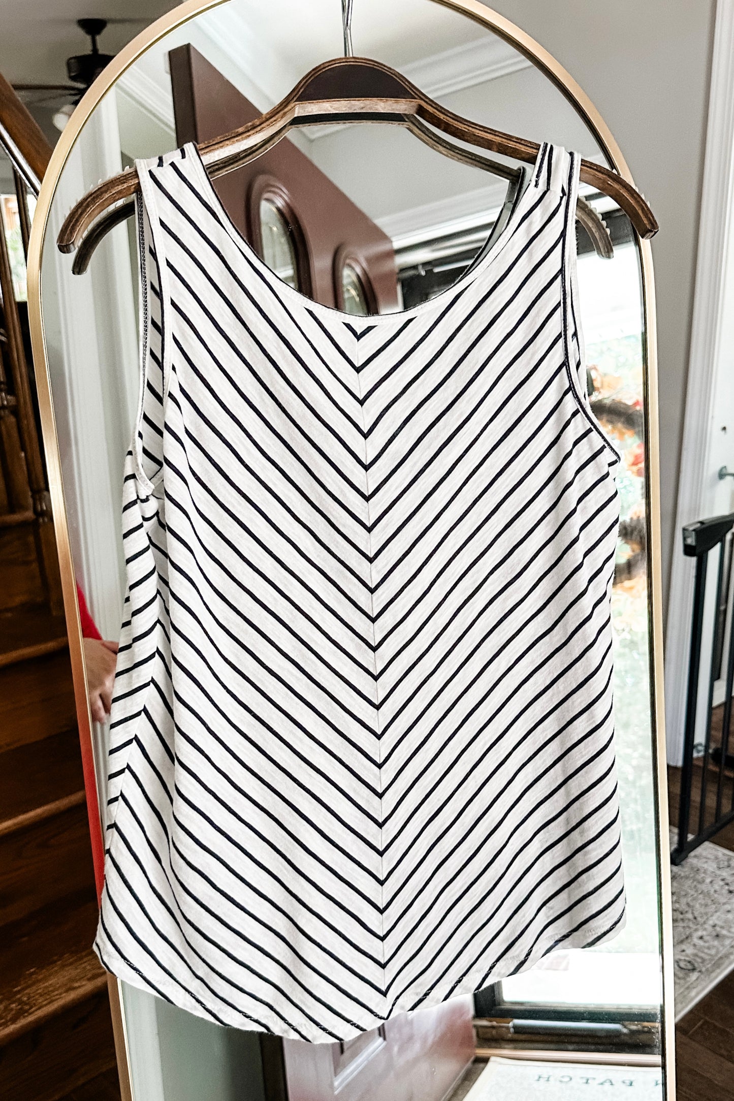 (S) Loft Striped Tank