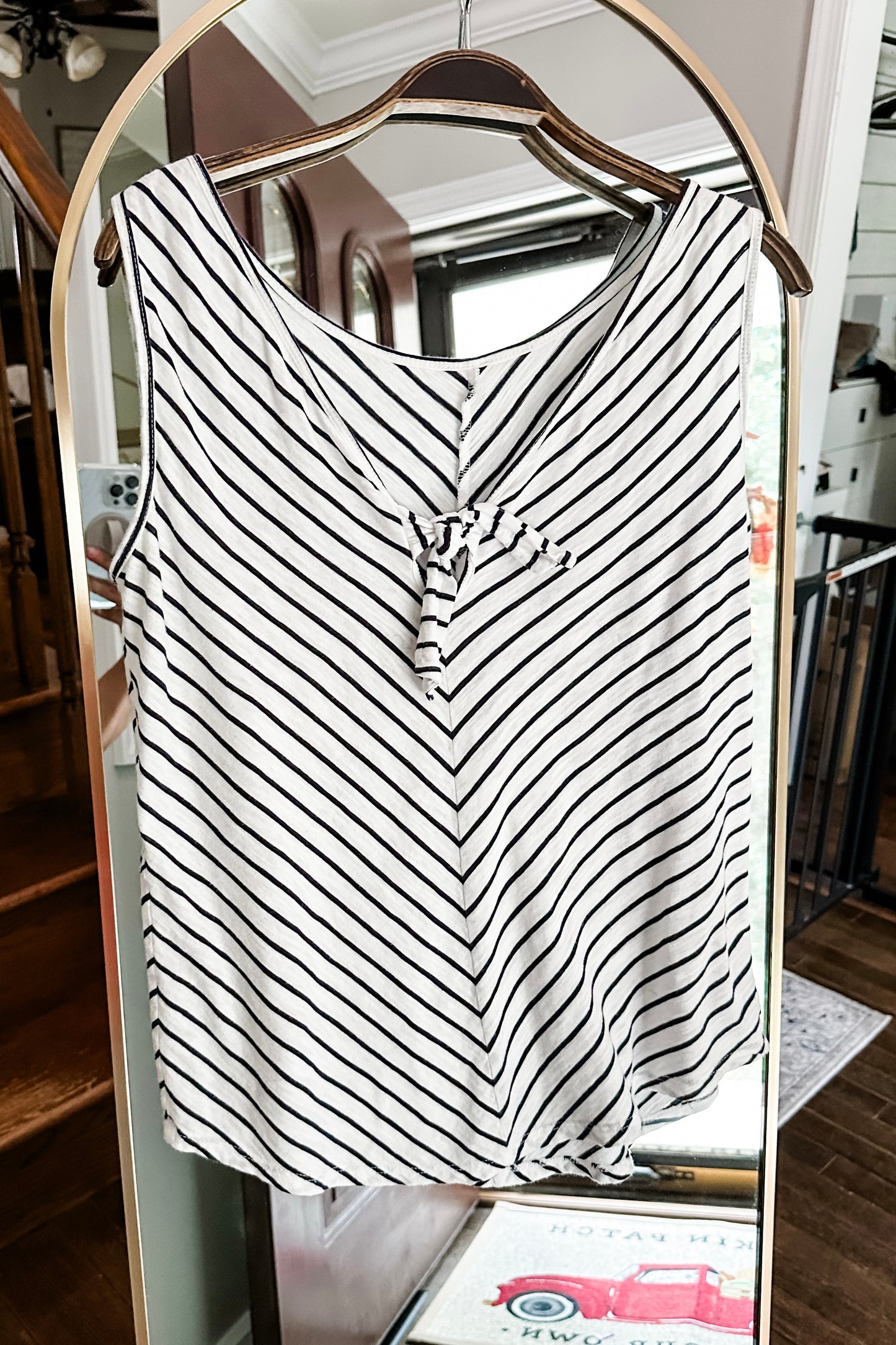 (S) Loft Striped Tank