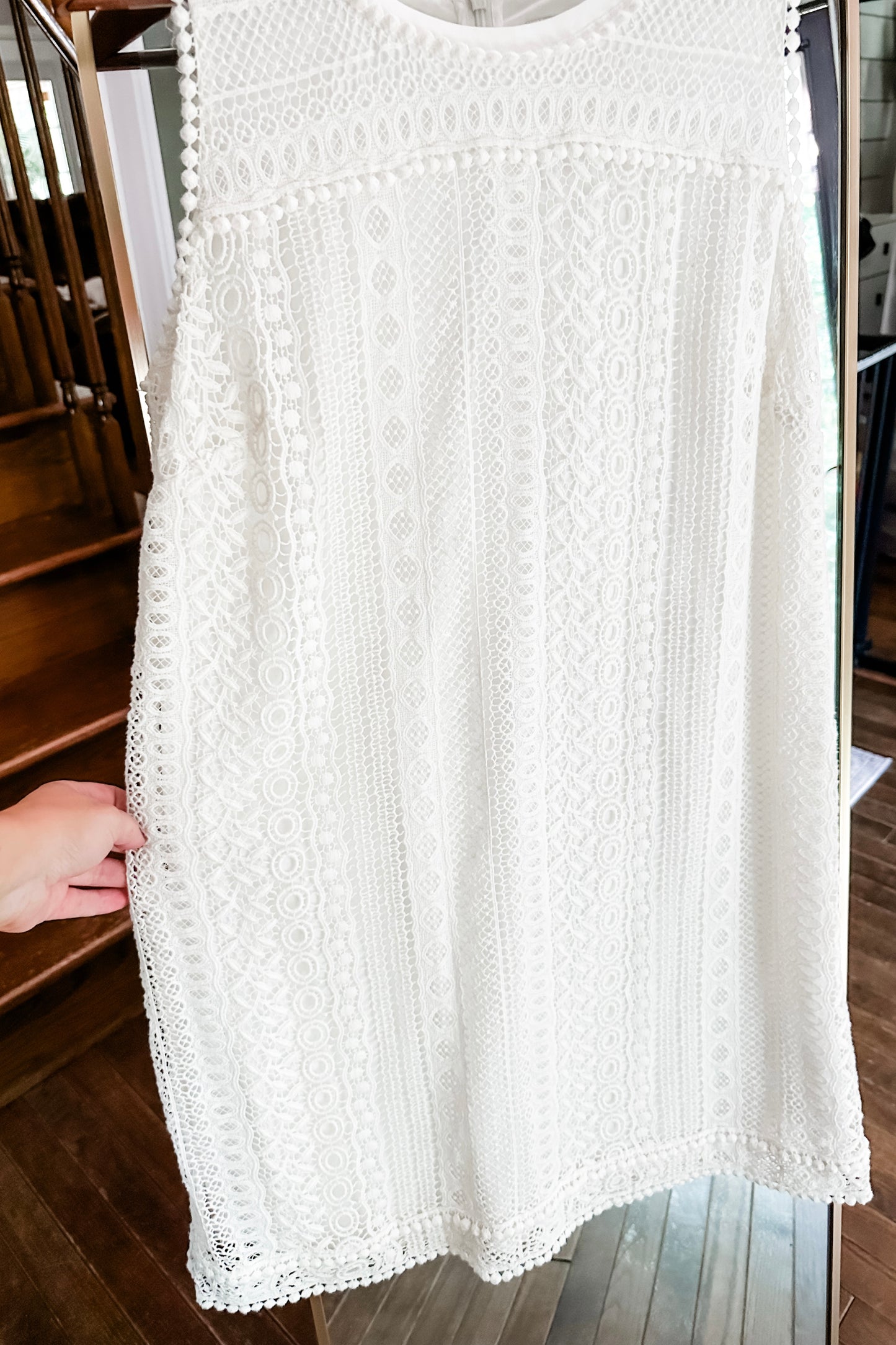 (8) Boden Lace Shift Dress