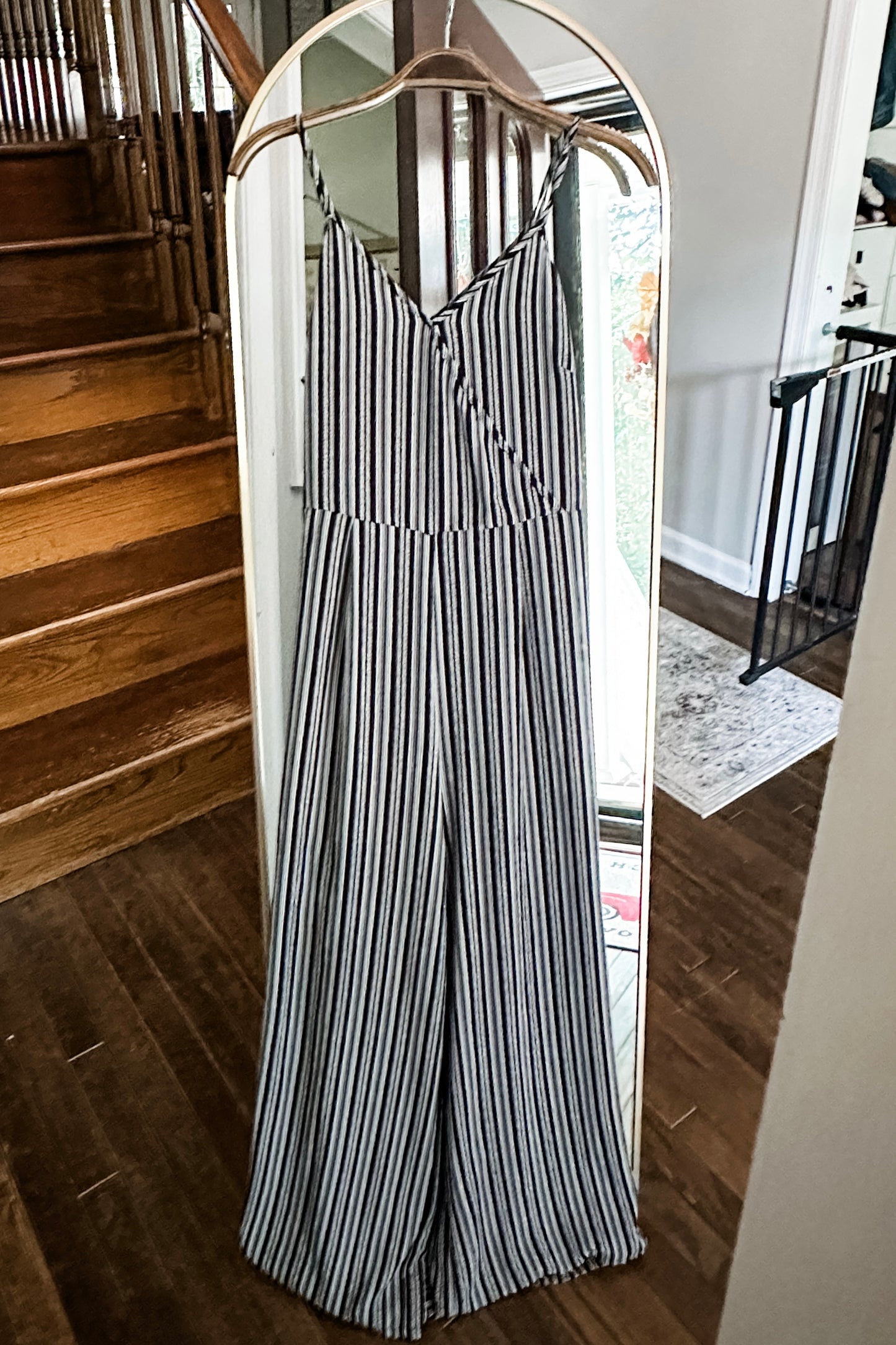 (6) Striped Jumpsuit