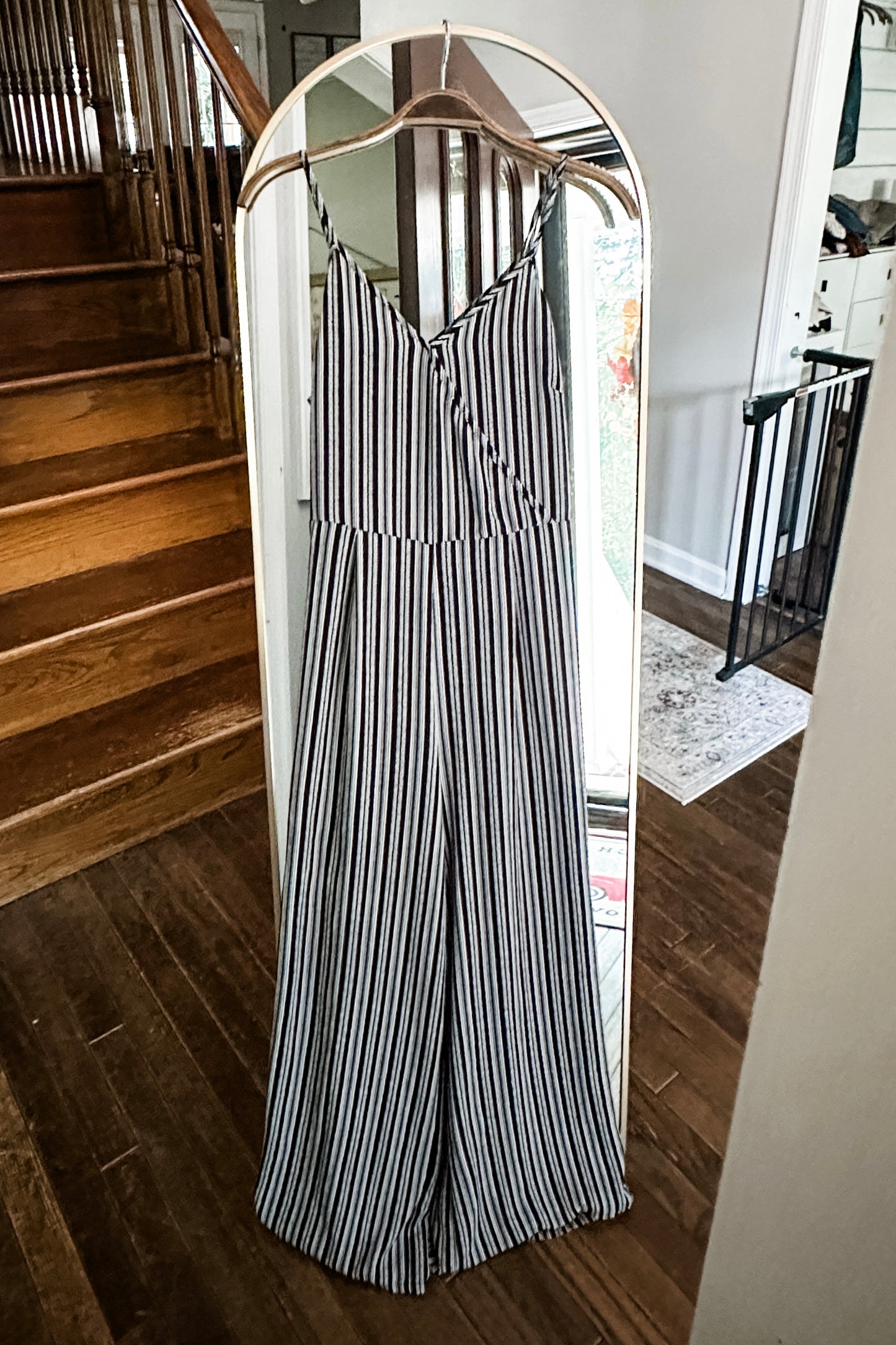 (6) Striped Jumpsuit