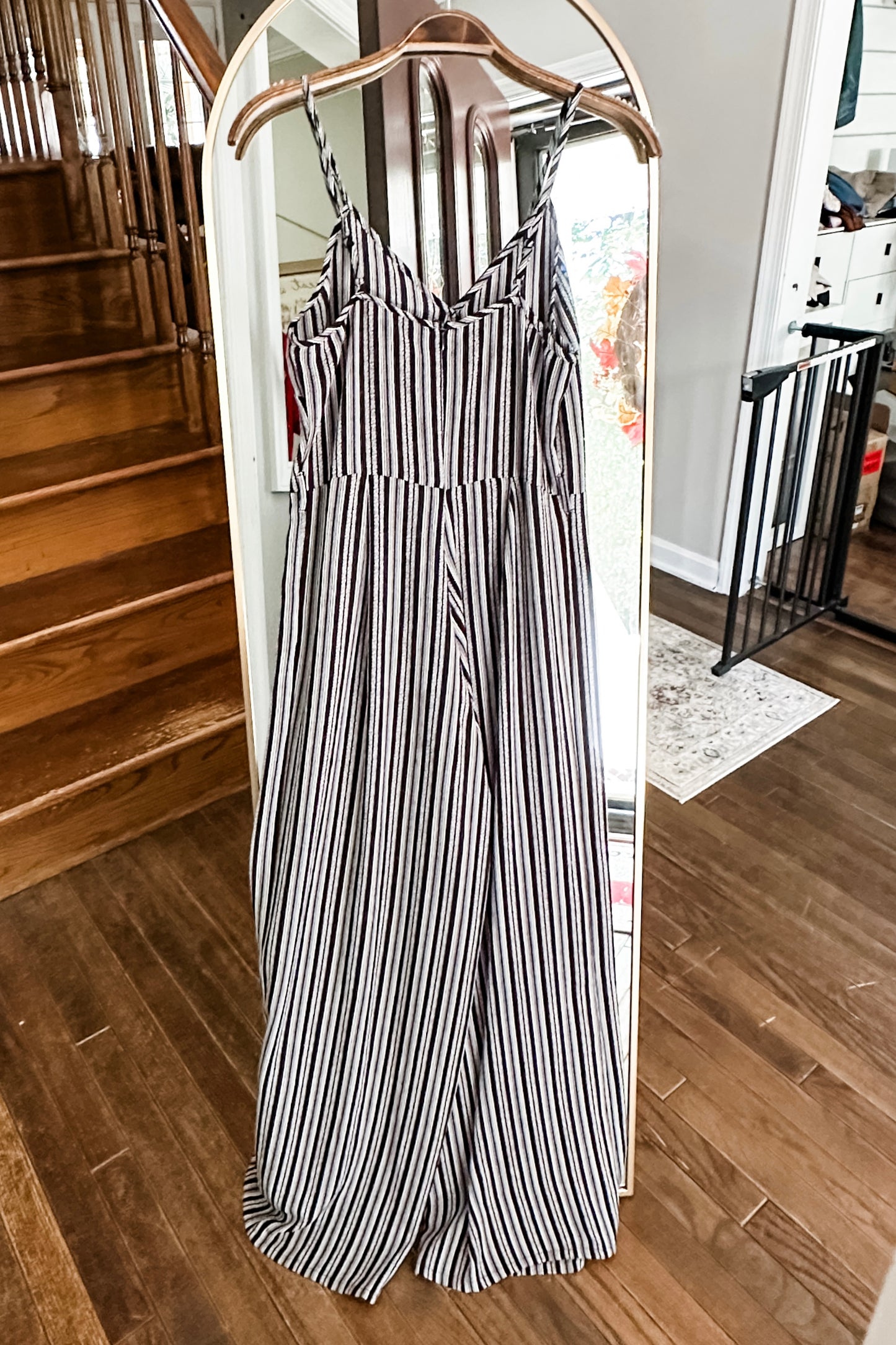 (6) Striped Jumpsuit