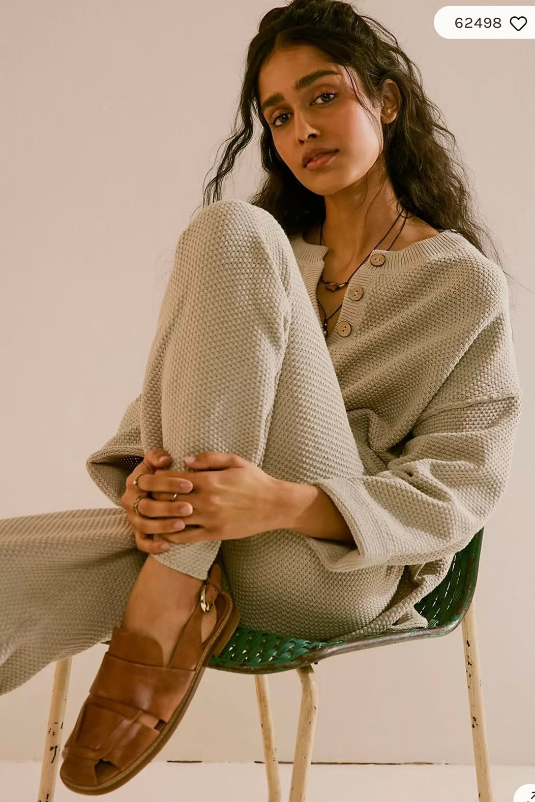 (L) Free People Hailee Knit Pant