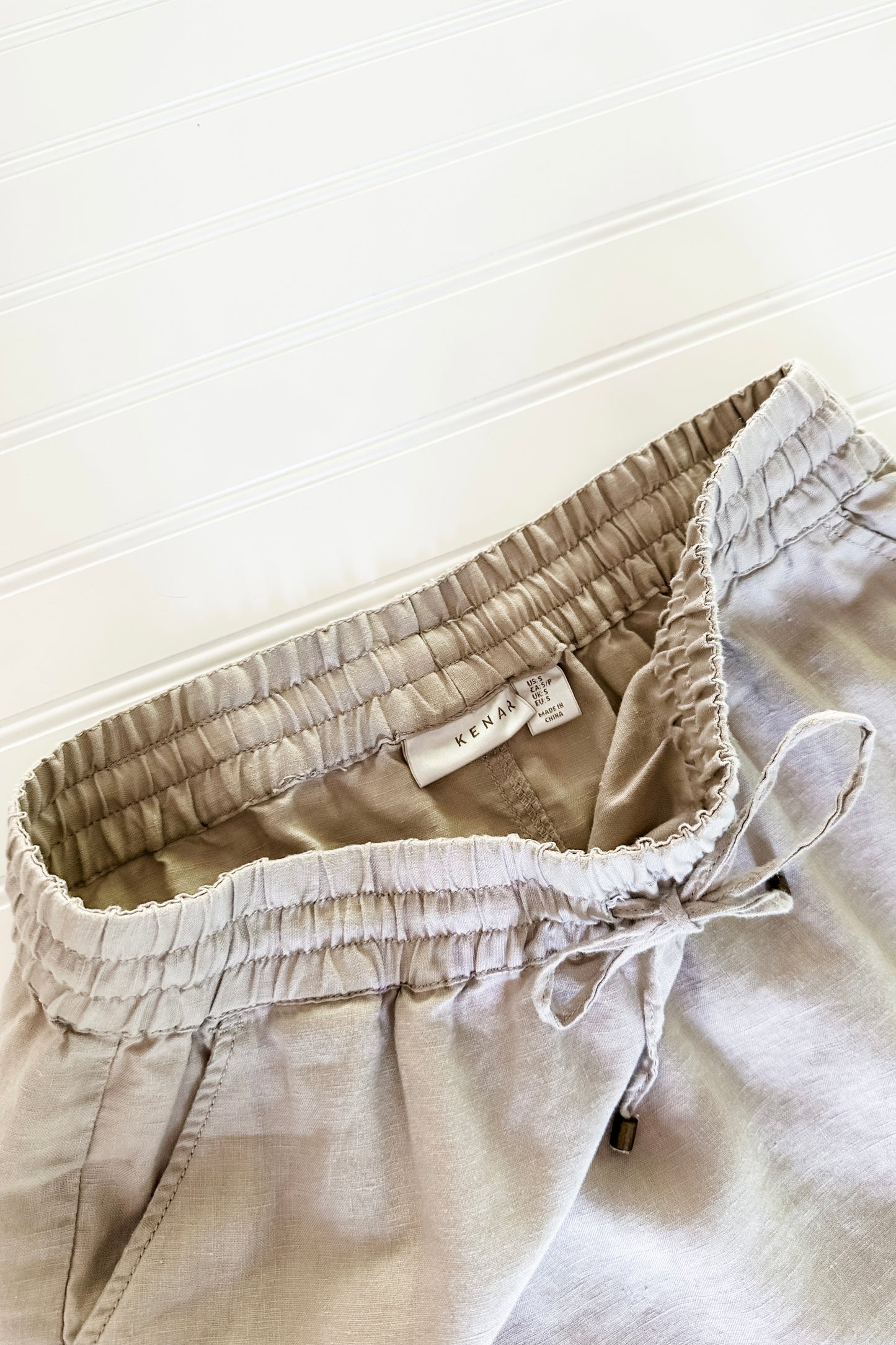 (S) Vintage Kenar Linen Skirt