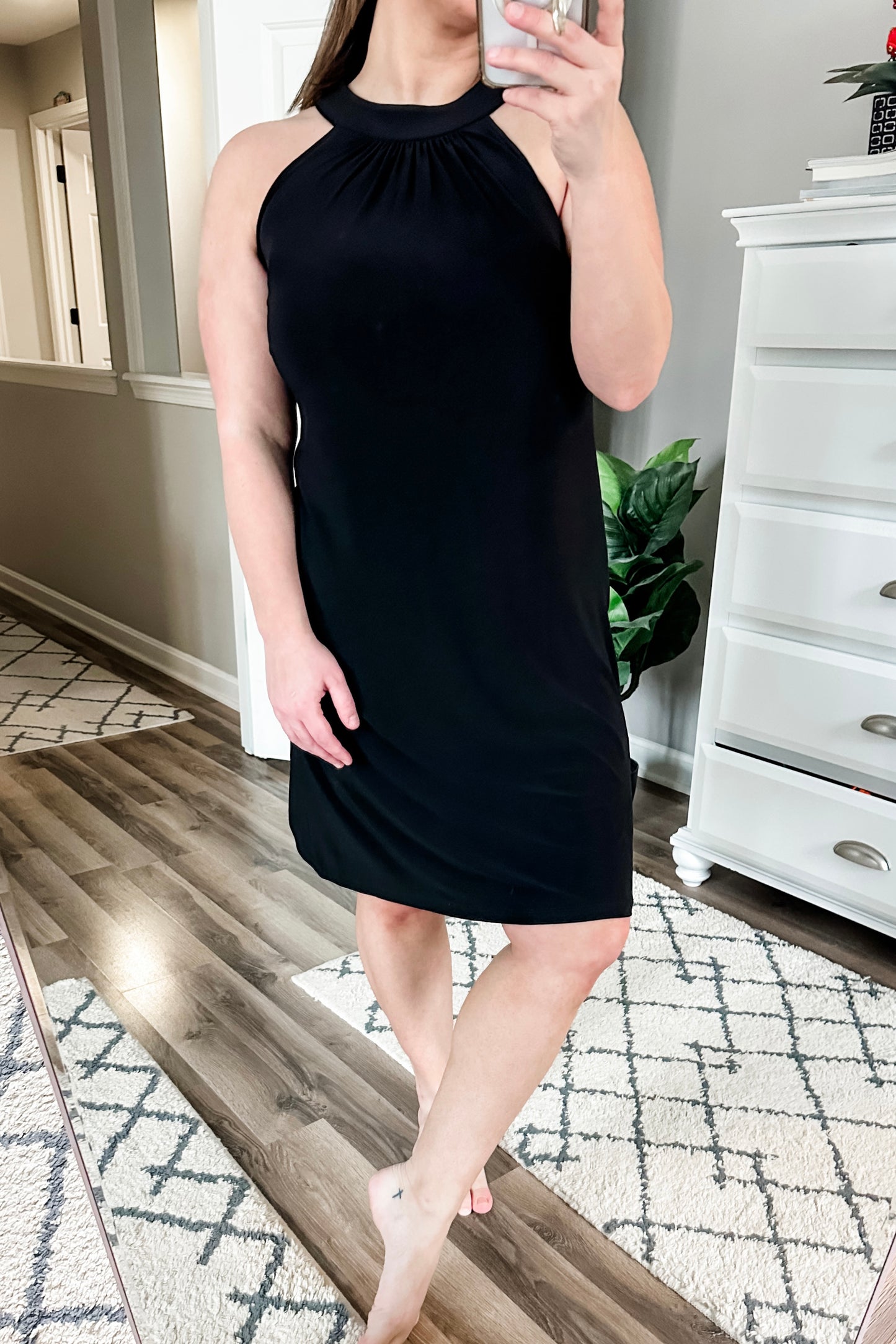 (M) Nine West Halter Dress