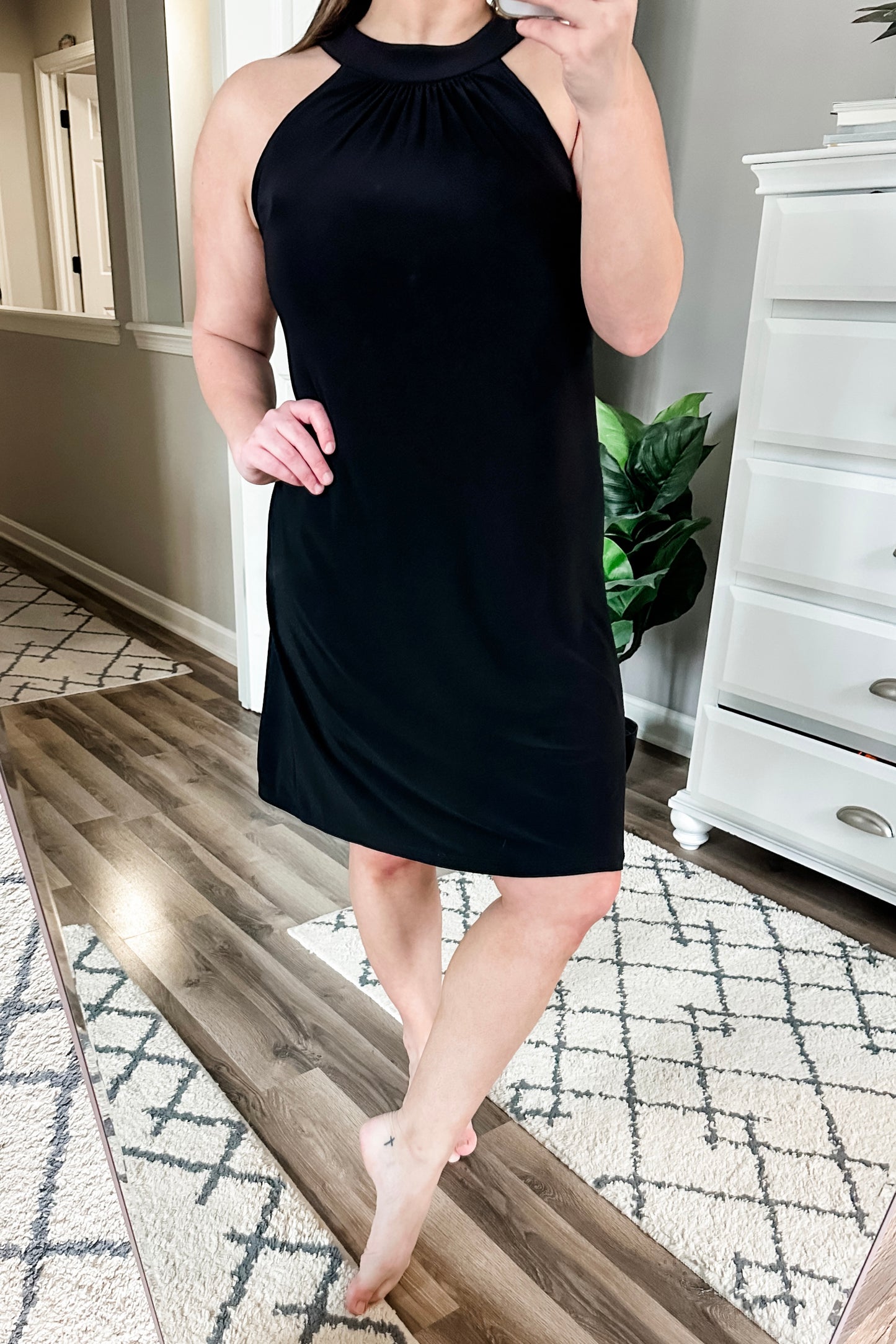 (M) Nine West Halter Dress