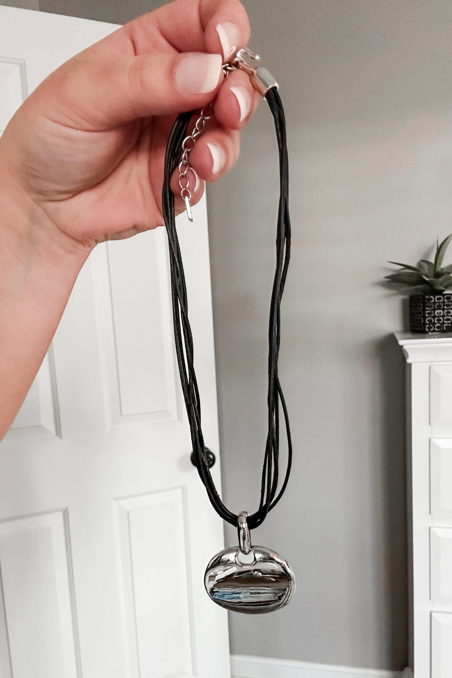 Seed Beed Pendant Necklace