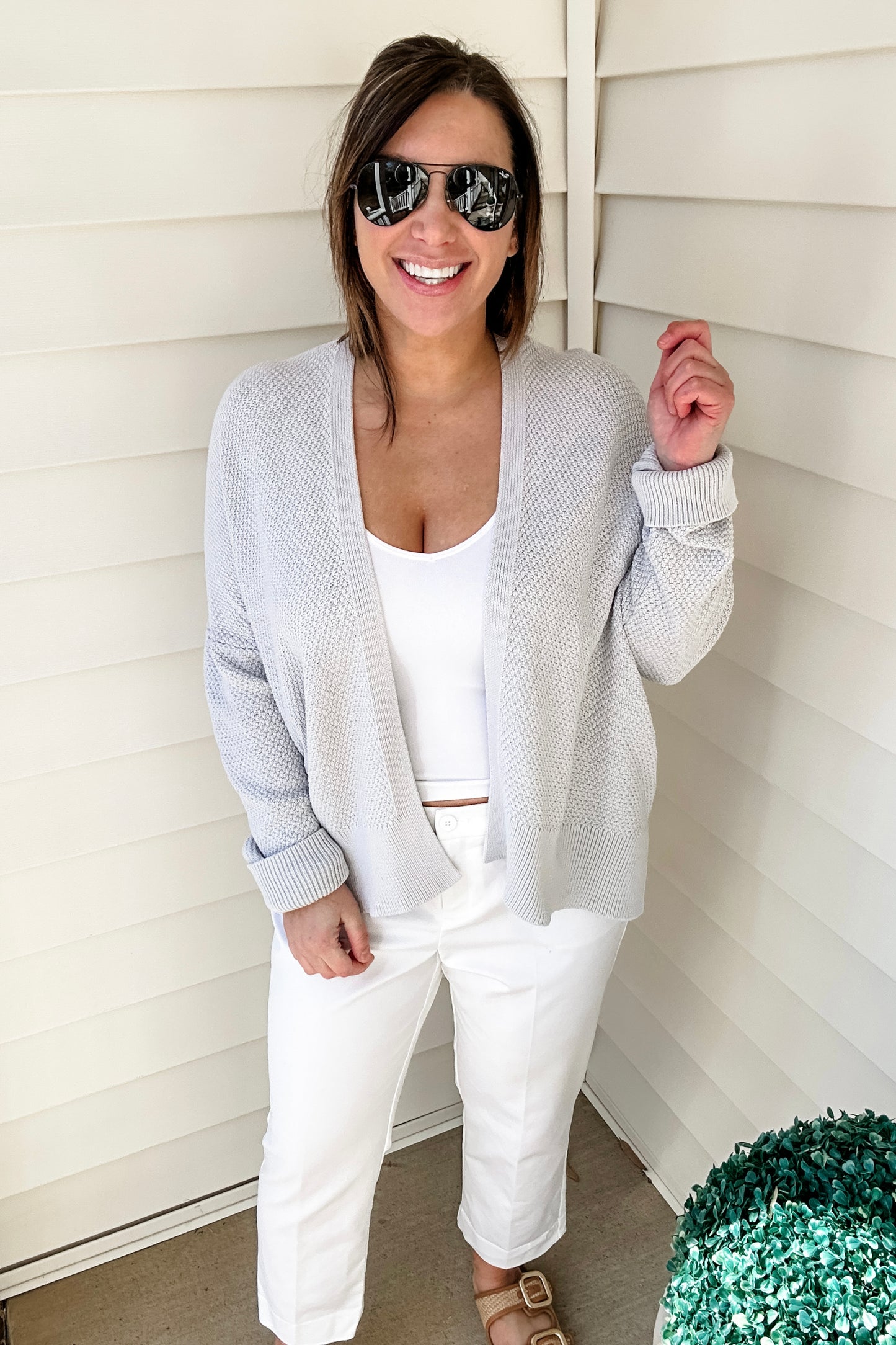 (L) Gap Knit Cardigan