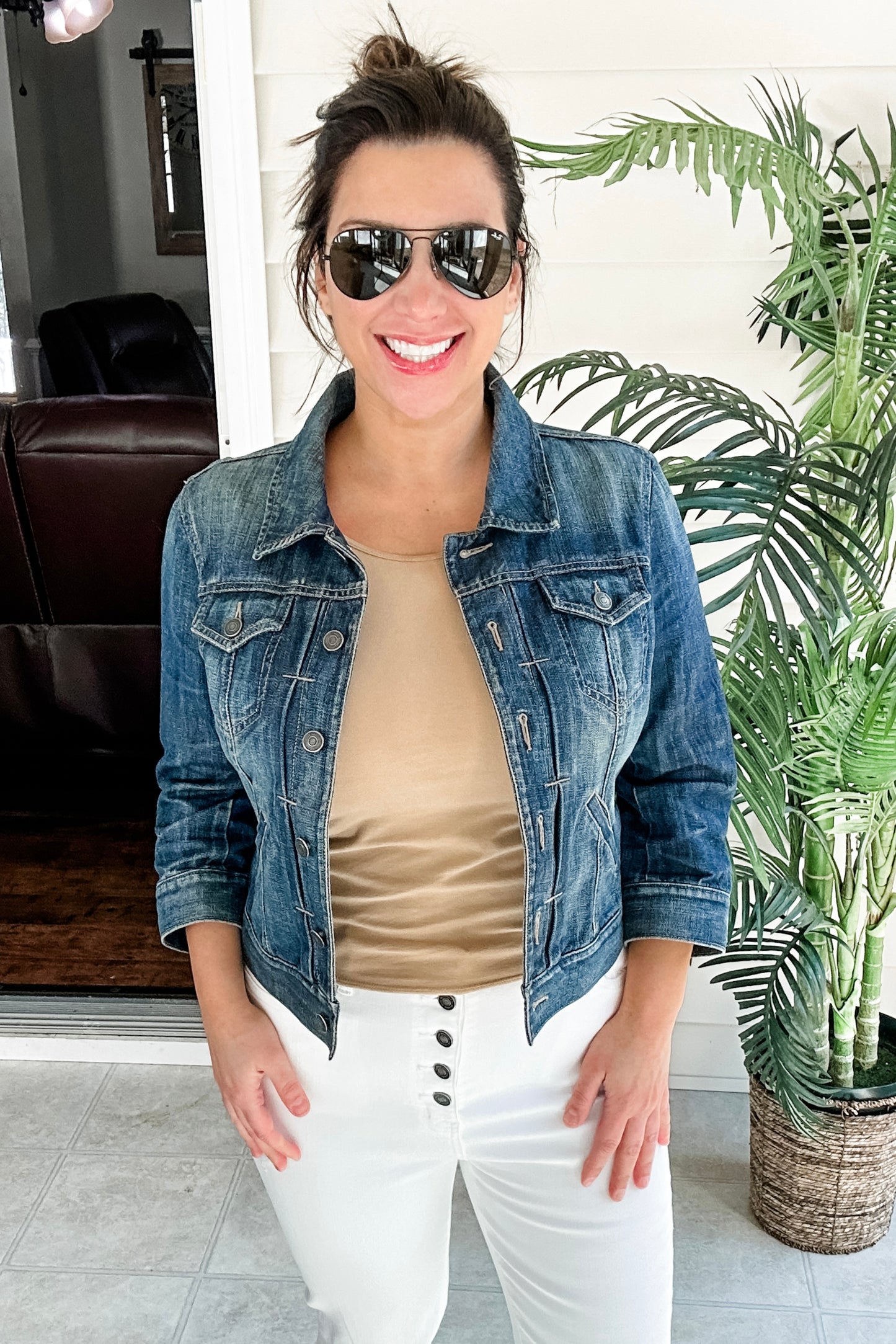 (10) Loft Denim Jacket