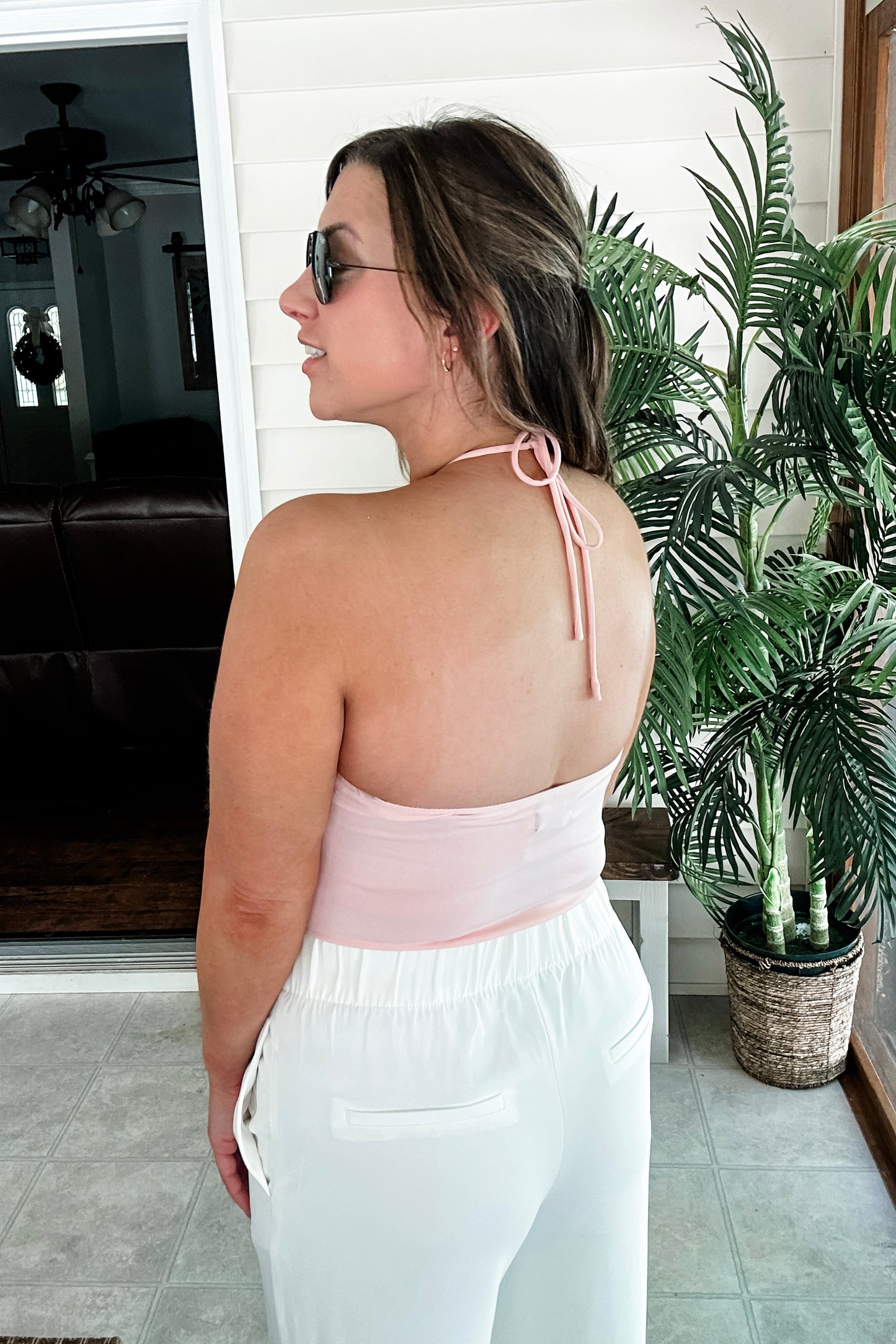 (XL) Just Polly Flower Bodysuit