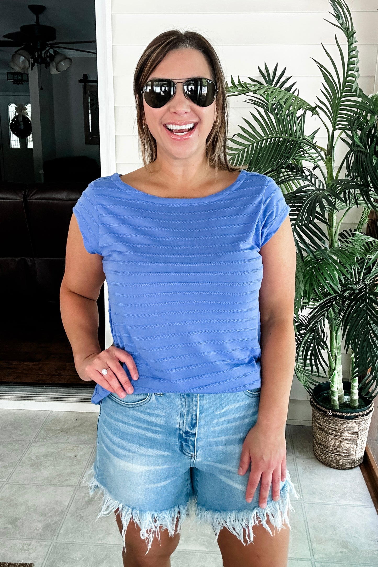 (M) Loft Textured Top