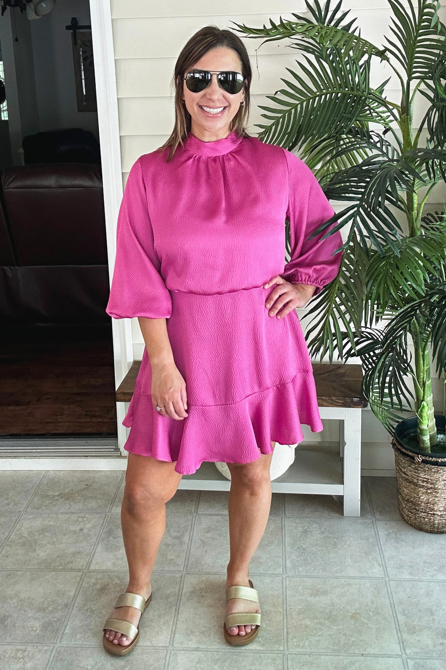 (L) Vici Summer Jewel Dress