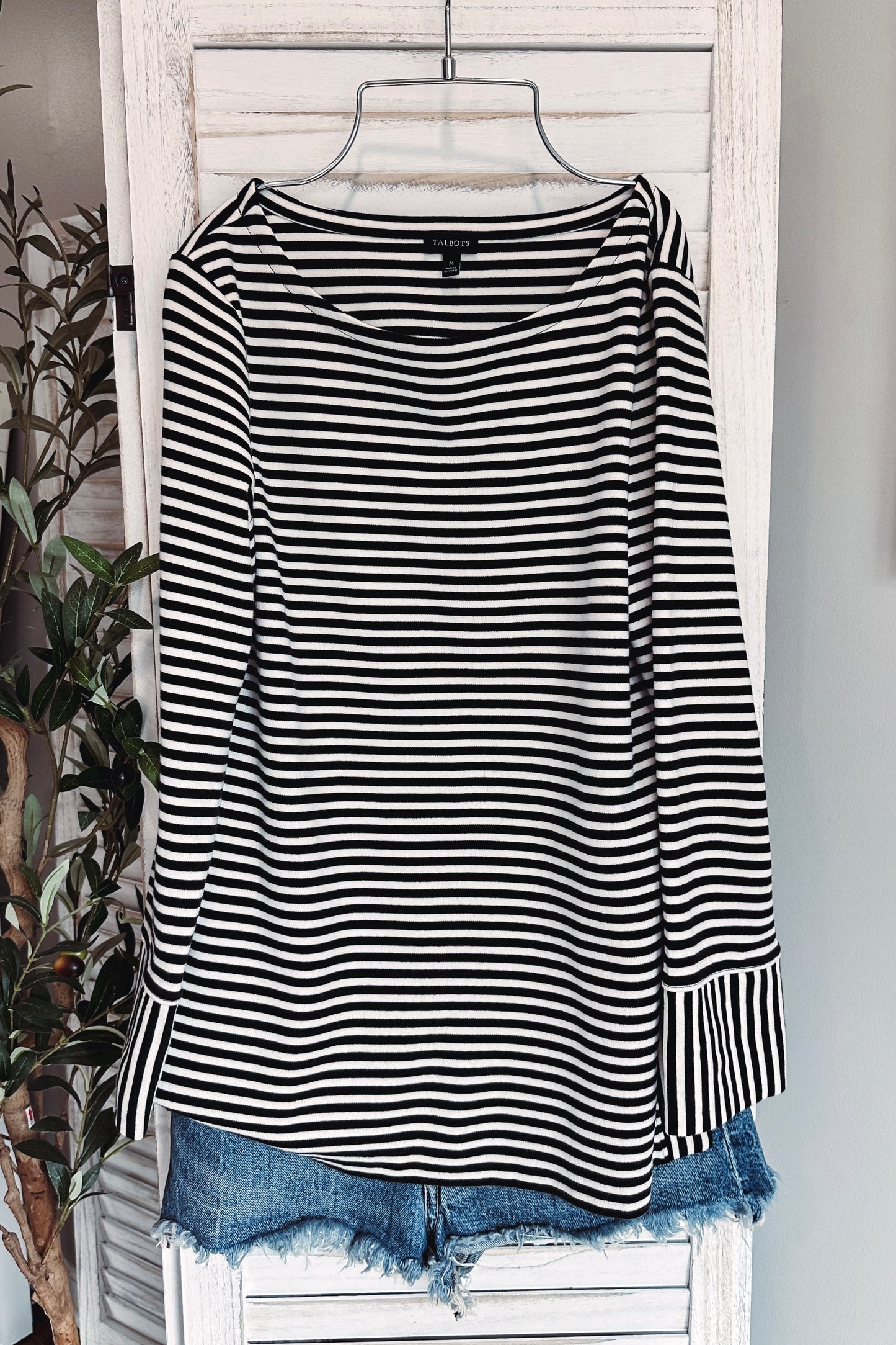 (M) Talbots Striped Tunic Top