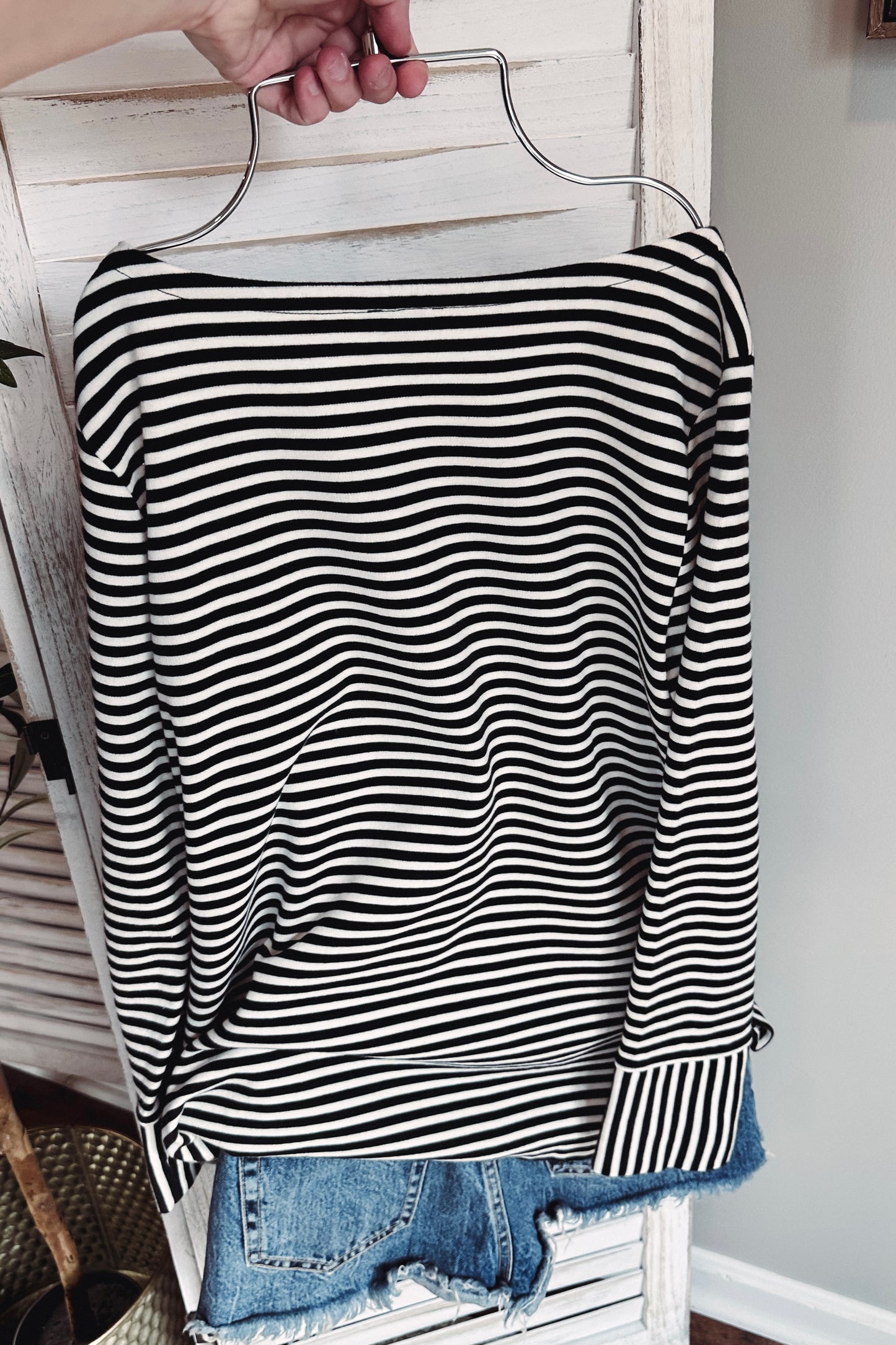 (M) Talbots Striped Tunic Top