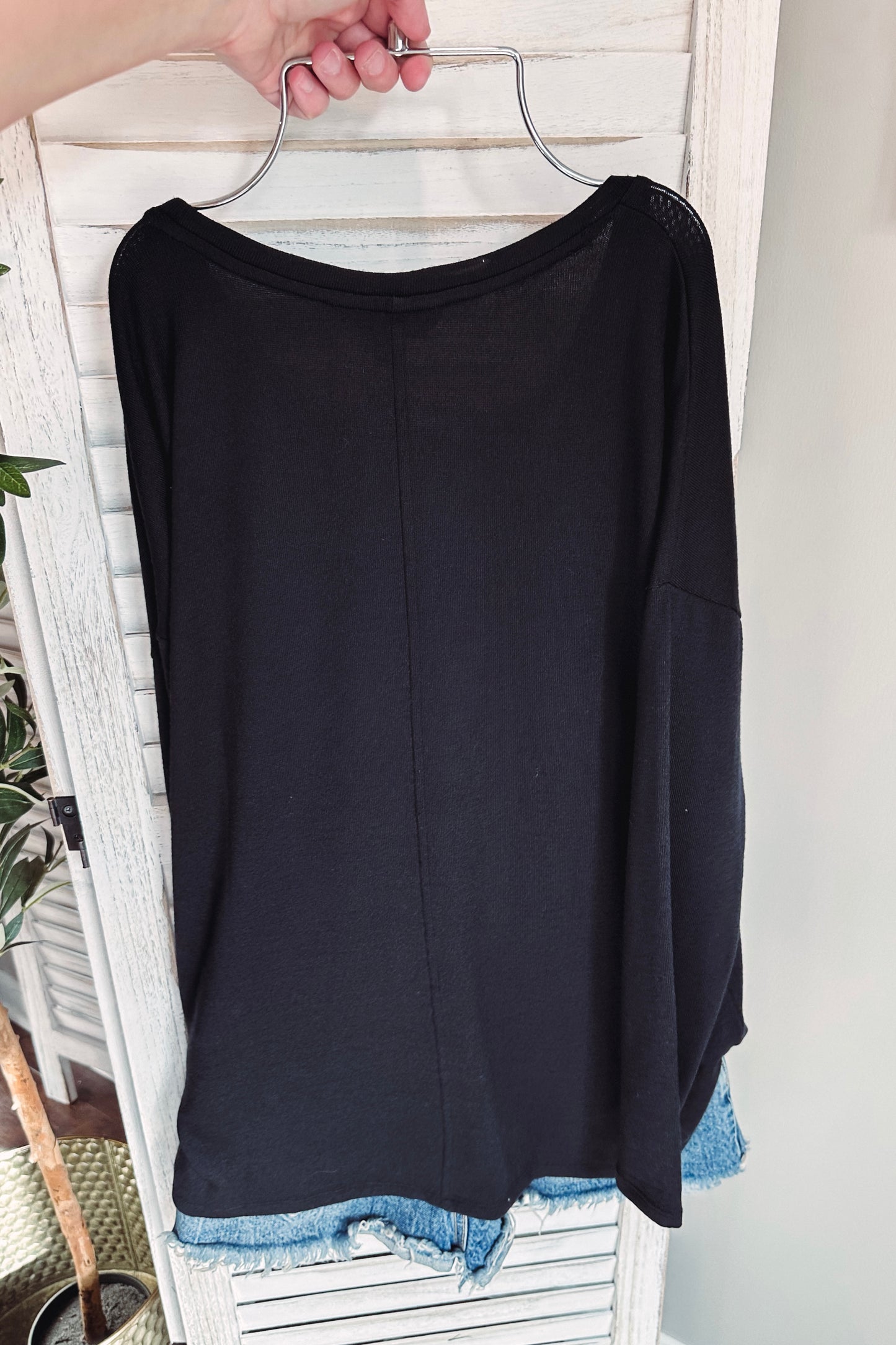 (M) Banana Republic Luxe Hem Top