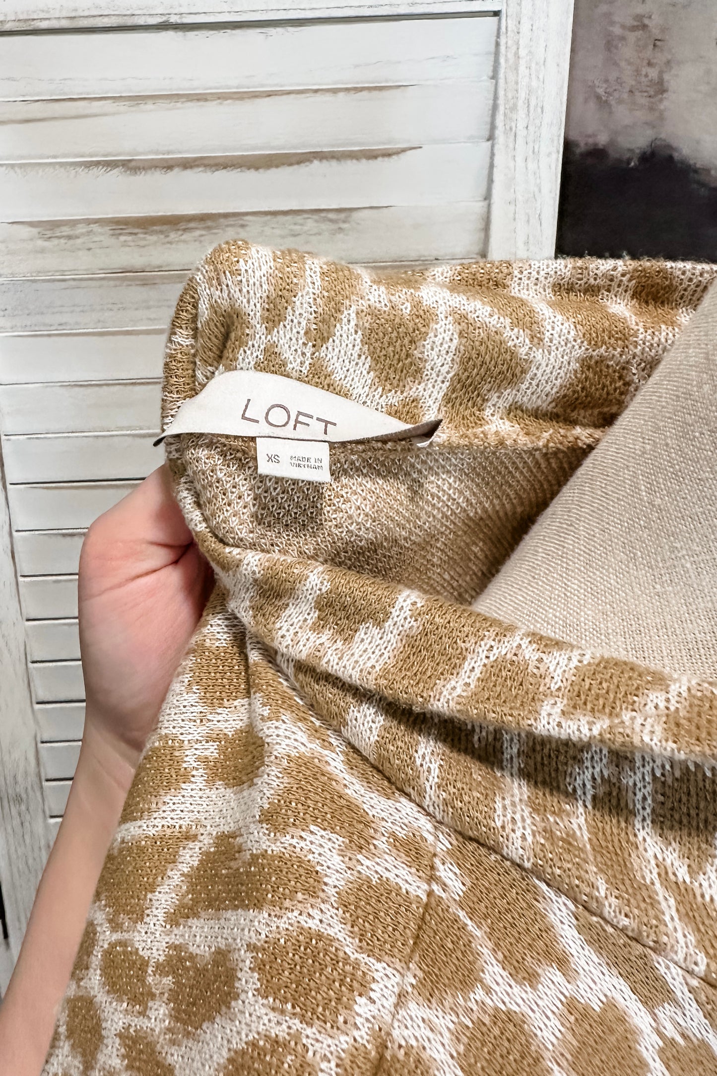 (S) Loft Mock Neck Top