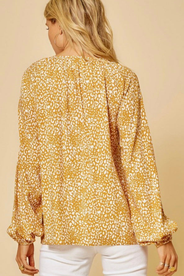 (1X) Savanna Jane Mustard Top