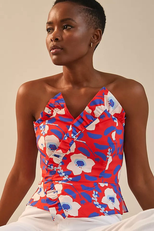 (10) Anthropologie Bustier Top