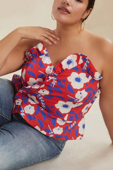 (10) Anthropologie Bustier Top