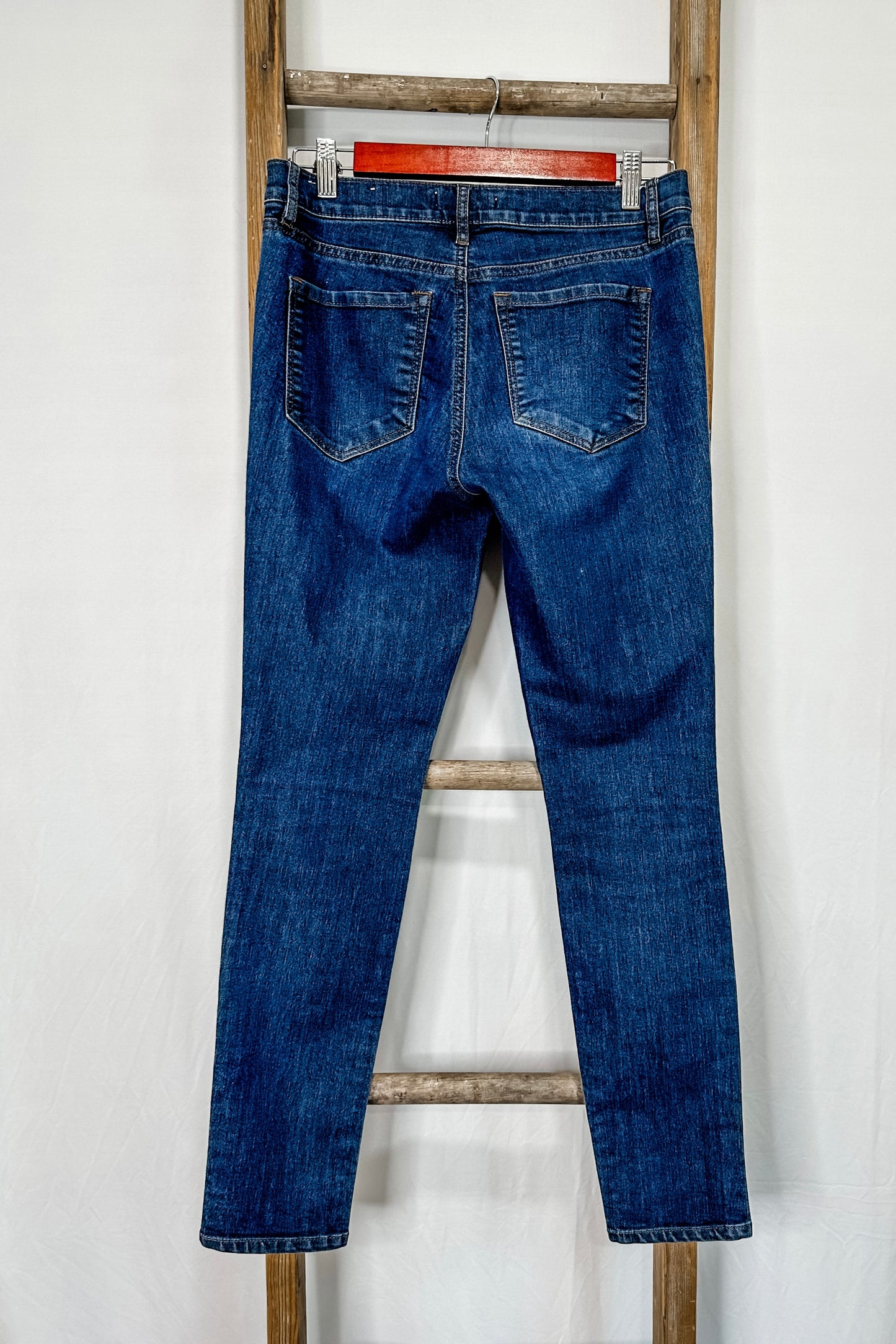 (4) Loft Modern Skinny Jeans