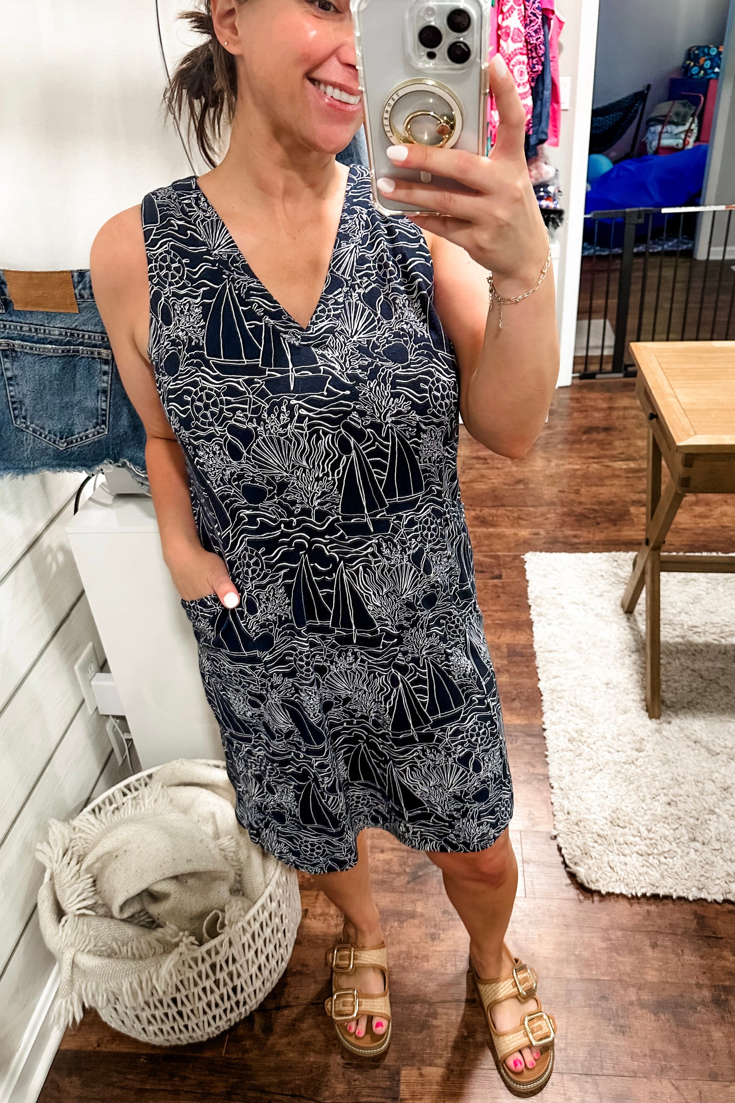 (M) J.Jill Out to Sea Dress