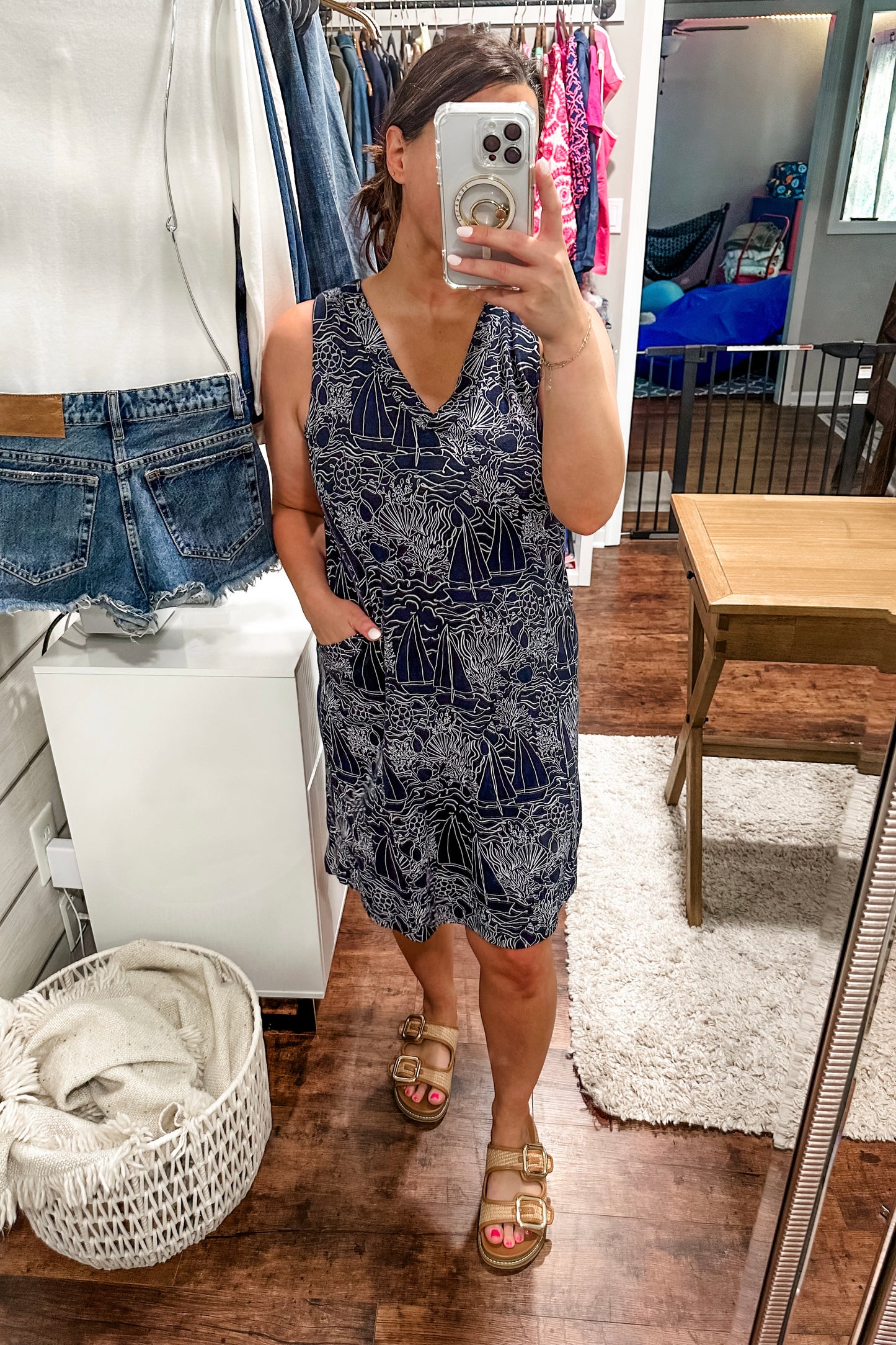 (M) J.Jill Out to Sea Dress