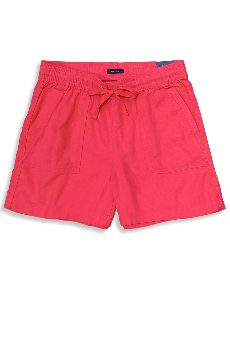 (L) Nautica Pink Linen Shorts