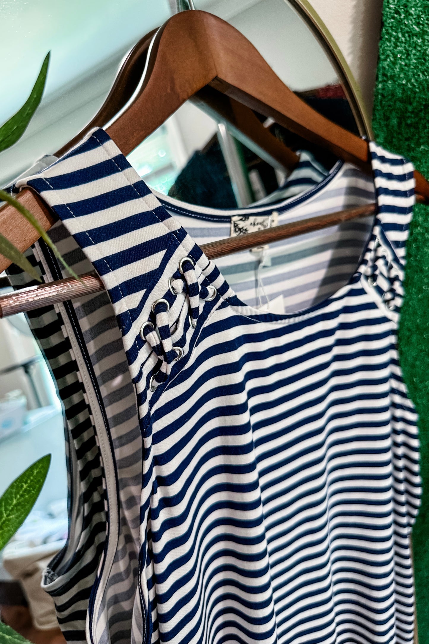 (XL) Nautical Tank Dress
