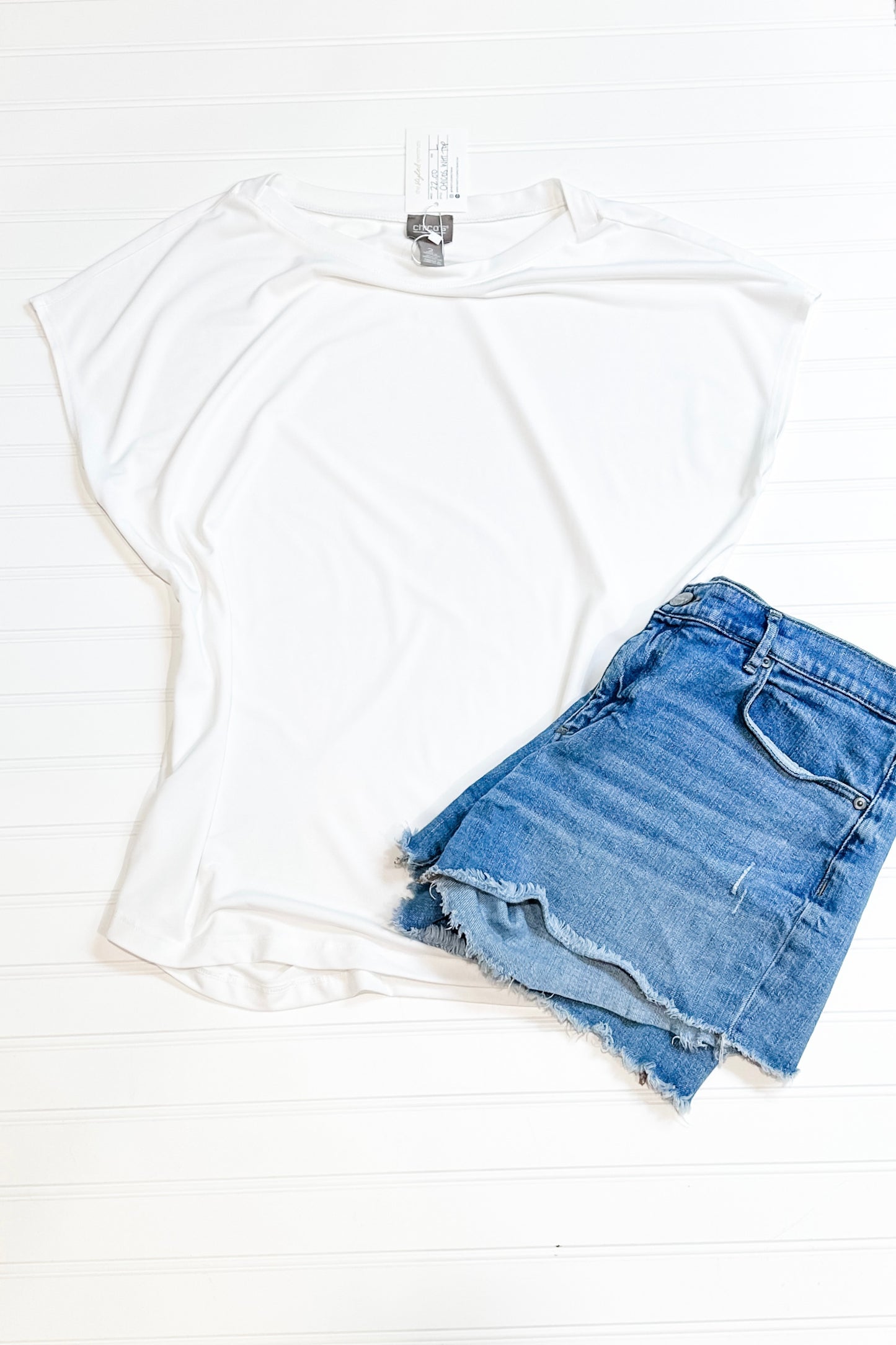 (L) Chicos Luxe Top