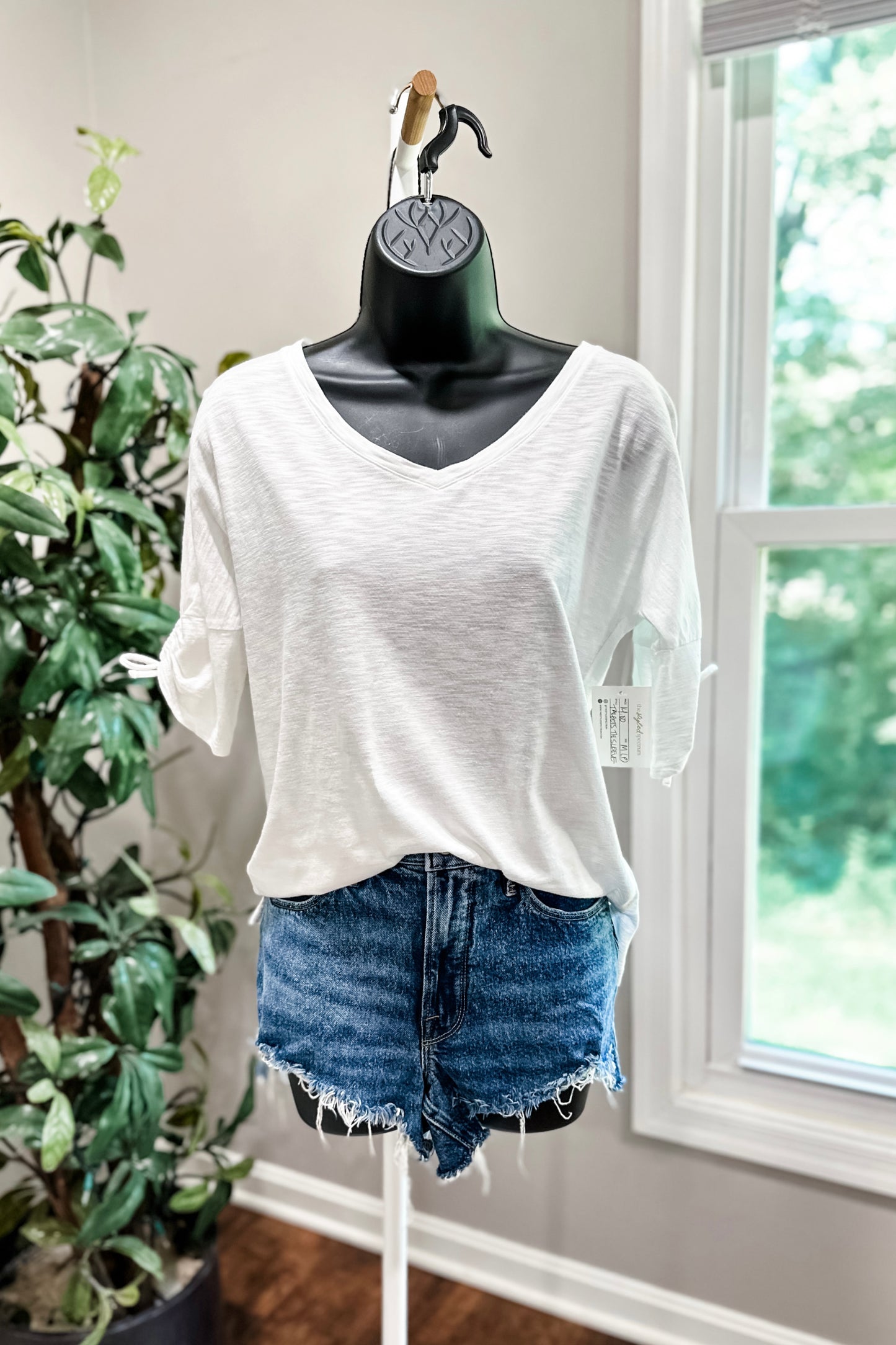 (M) Talbots Tie Tee