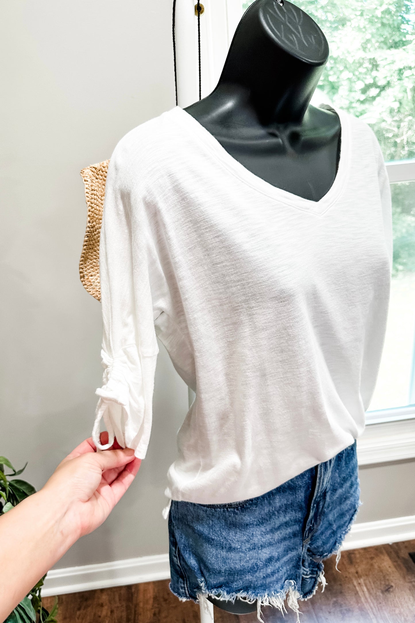 (M) Talbots Tie Tee