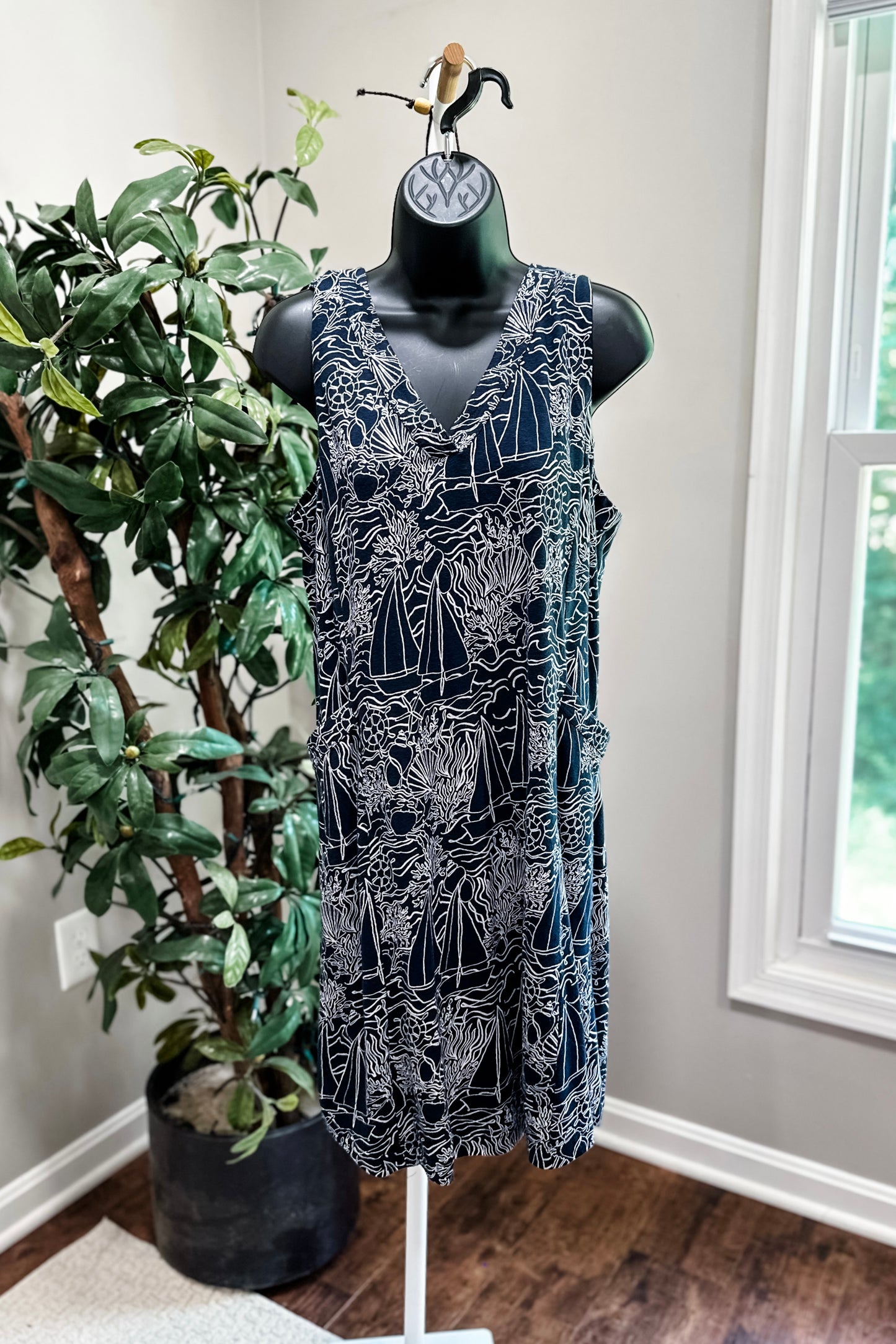 (M) J.Jill Out to Sea Dress