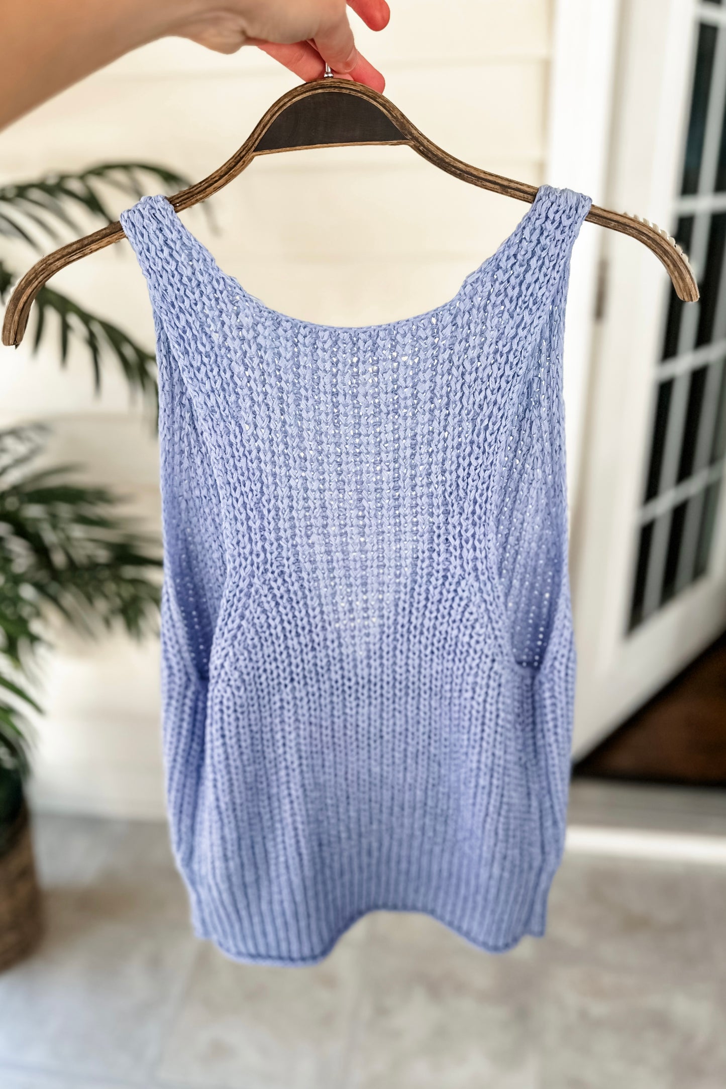 (L) Periwinkle Knit Tank